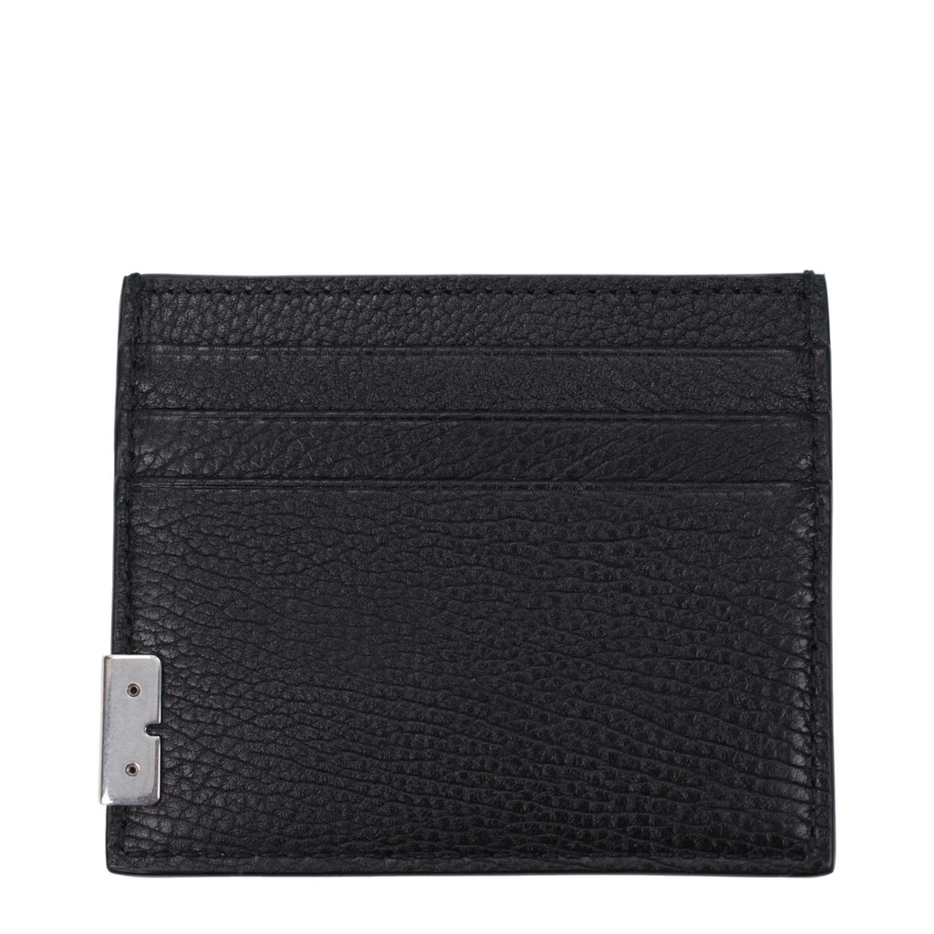 Burberry Black Leather Cardholders