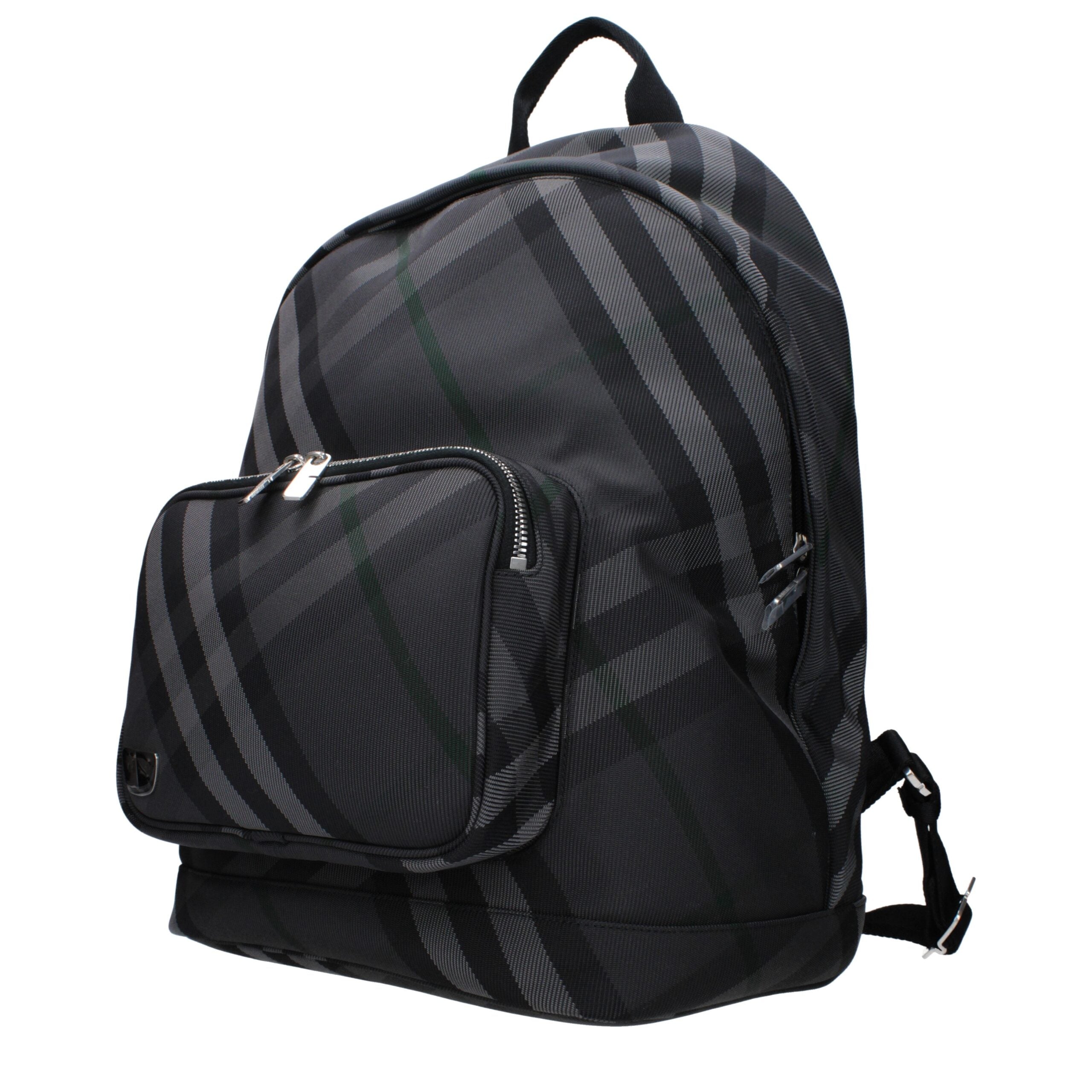 Burberry Gray Fabric Backpacks