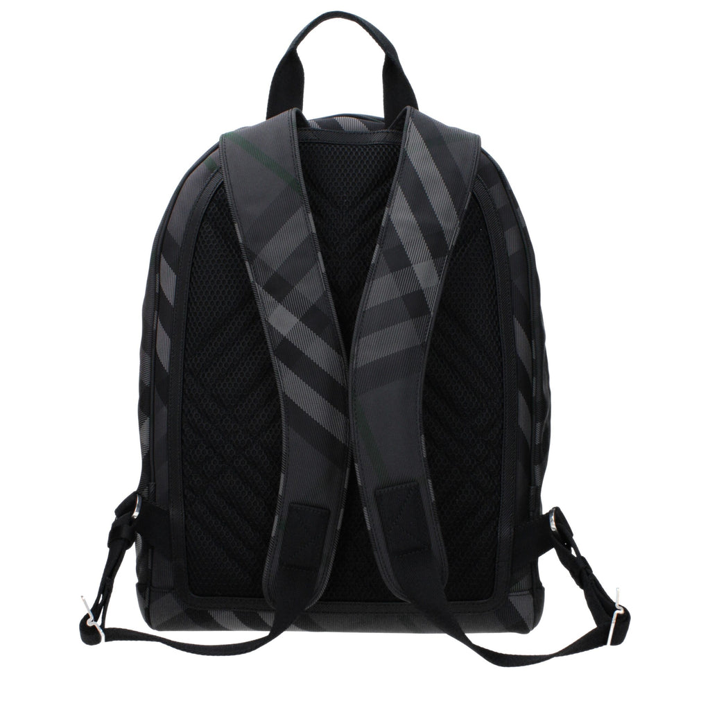 Burberry Gray Fabric Backpacks