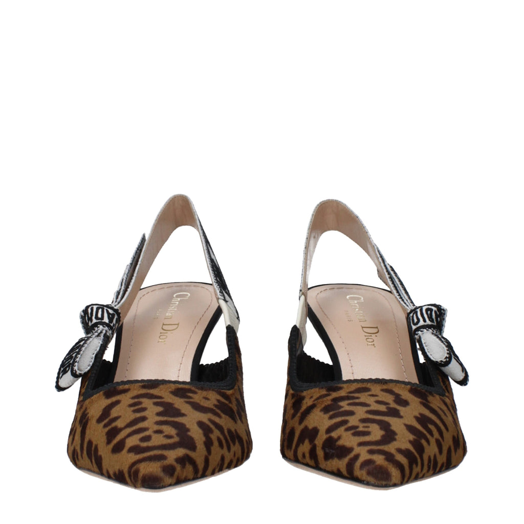 Christian Dior Beige Horsehair Sandal