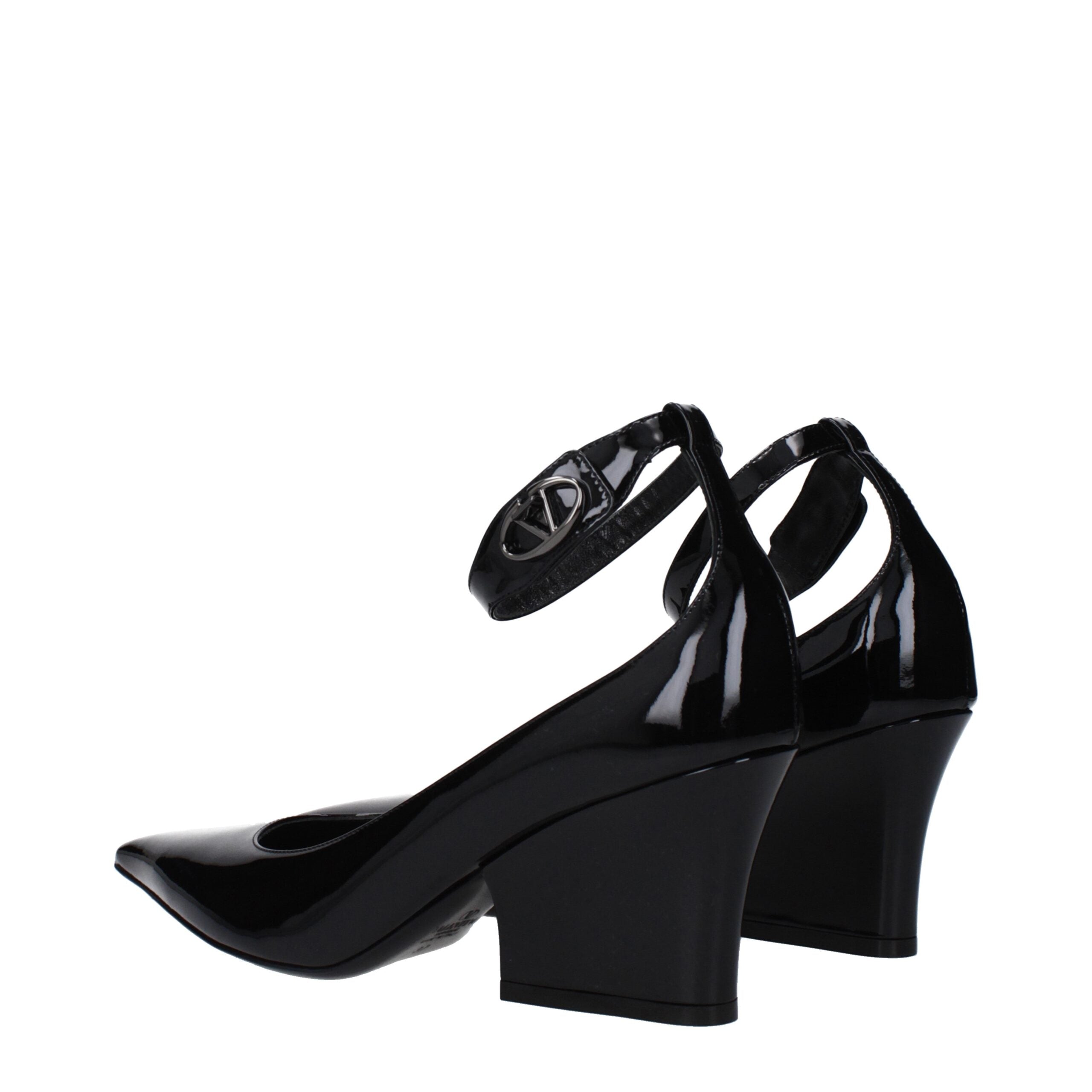 Valentino Garavani Black Leather Broch