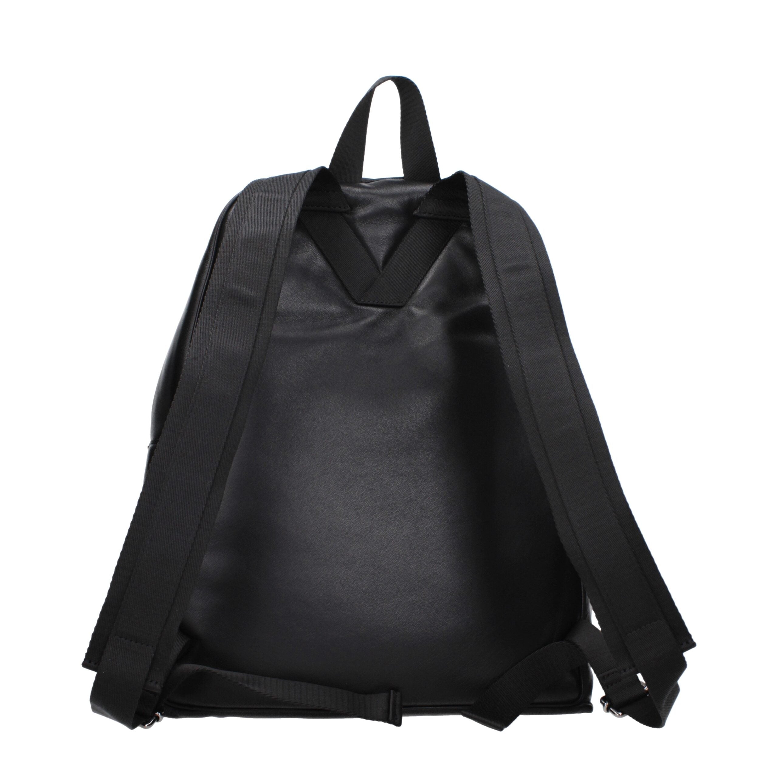 Valentino Garavani Black Leather Backpacks