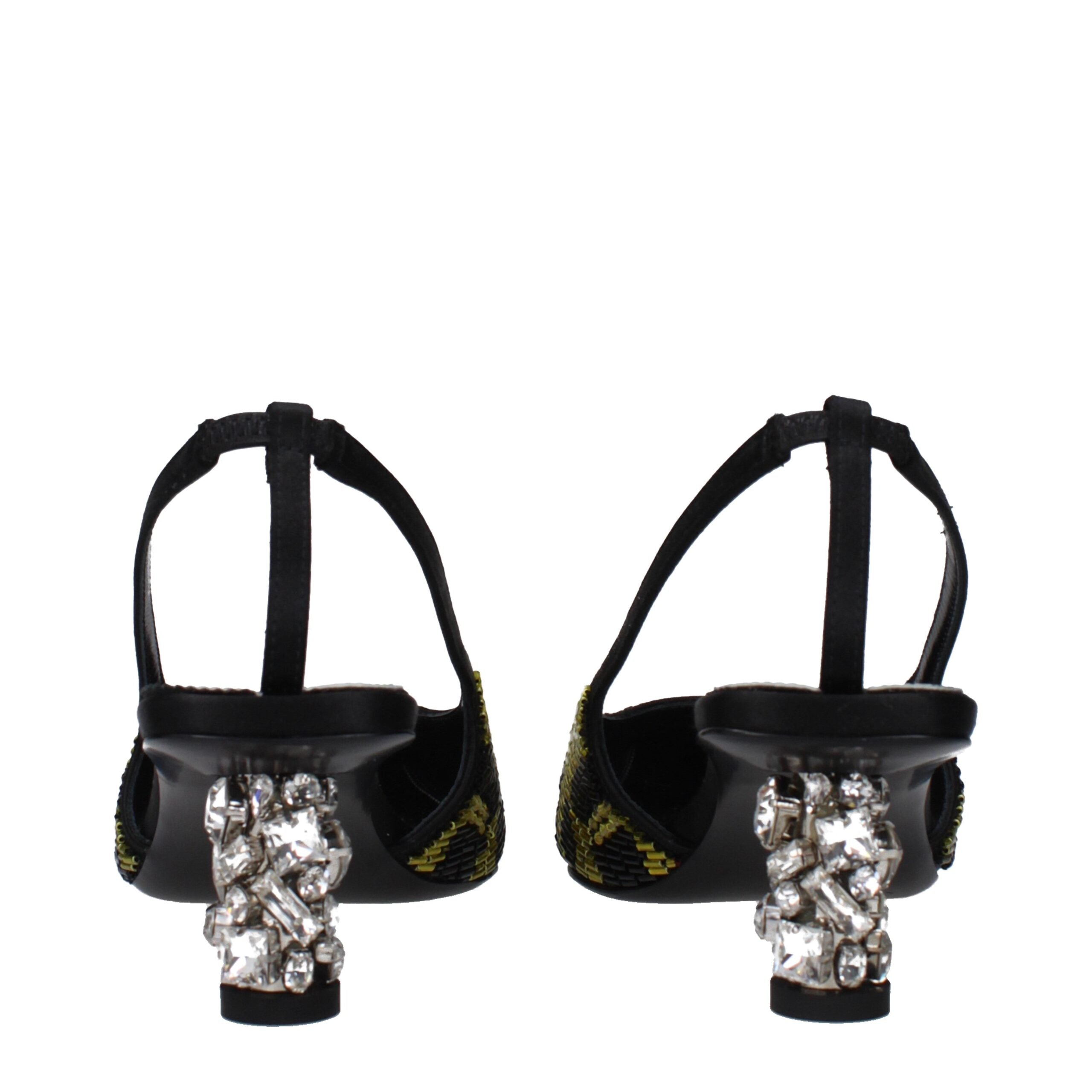 Tom Ford Yellow Satin Stiletto Heels Sandals