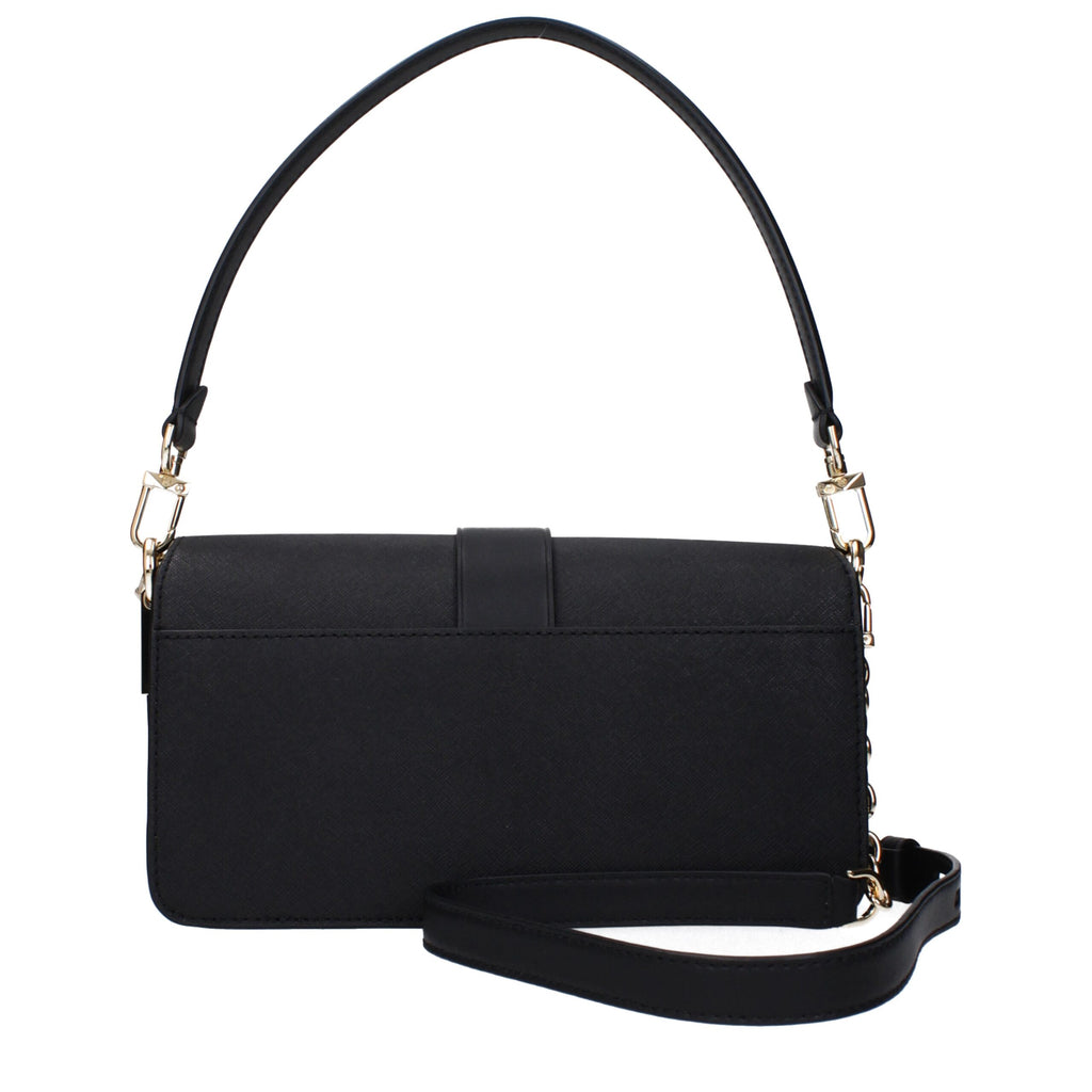Michael Kors Black Leather Shoulder Bag