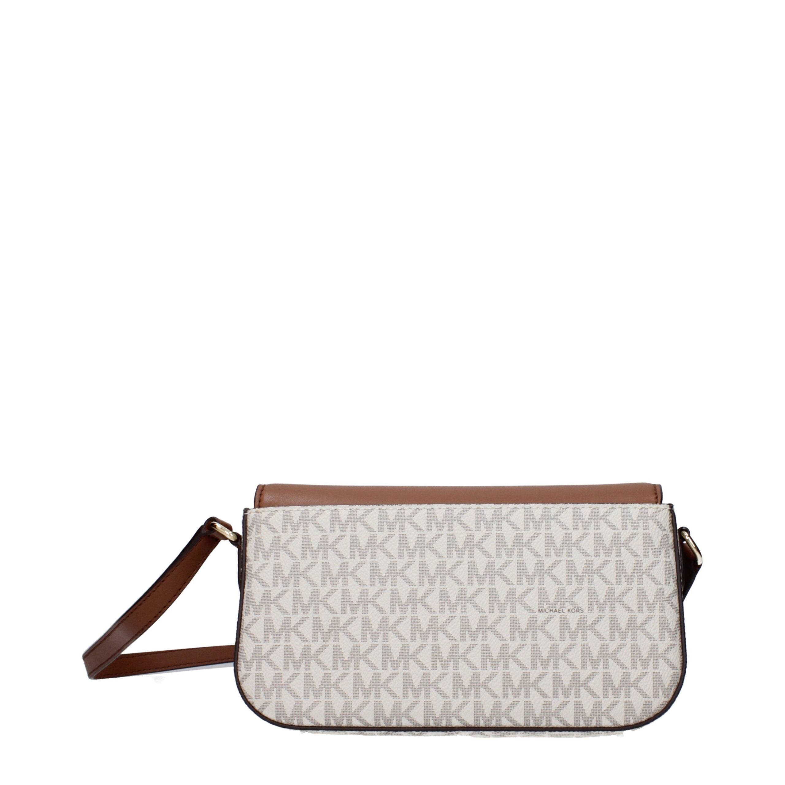 Michael Kors Brown Fabric Crossbody Bags