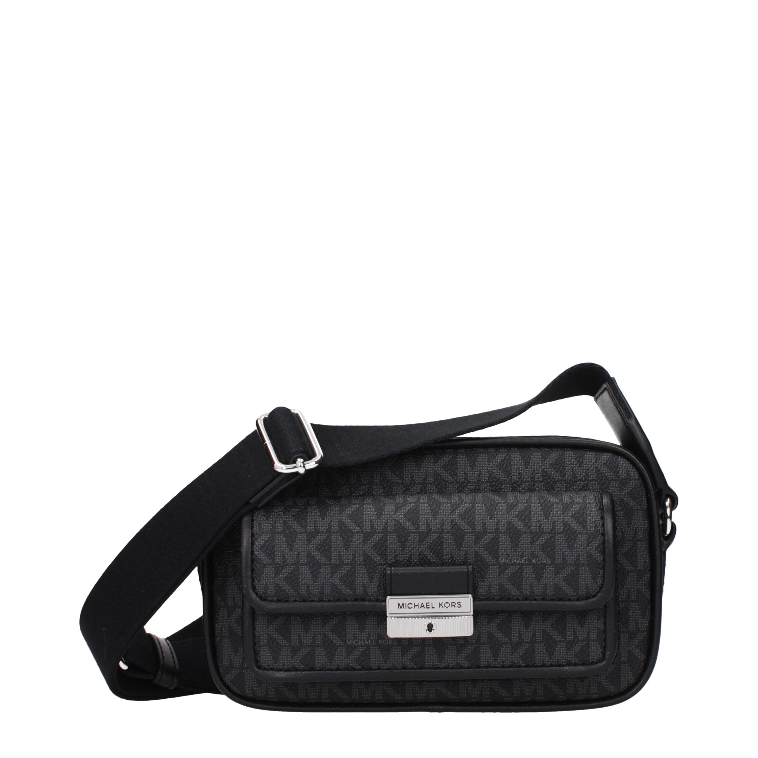 Michael Kors Black Fabric Crossbody Bags