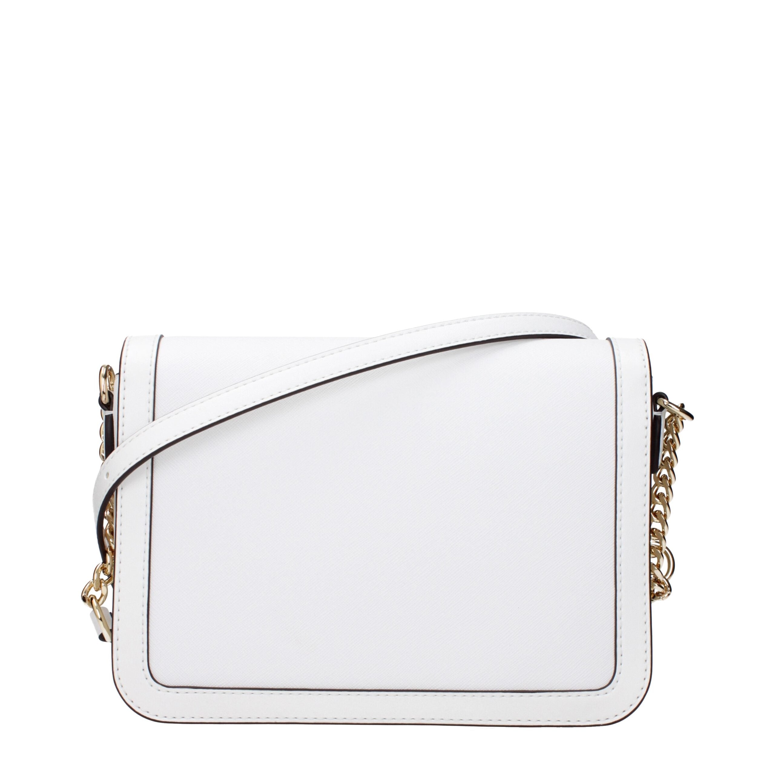 Michael Kors White Leather Crossbody Bag
