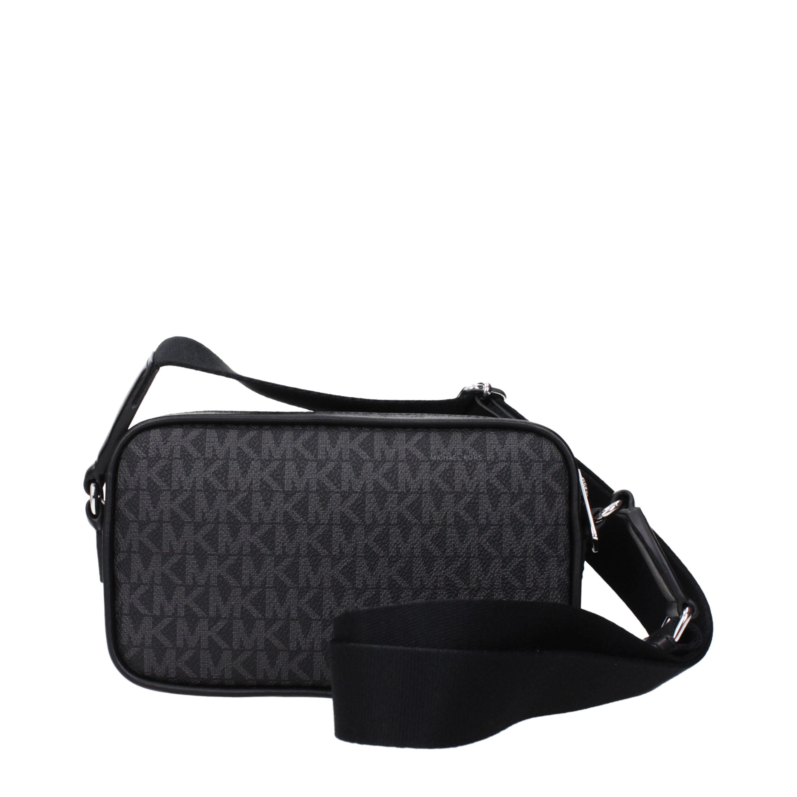 Michael Kors Black Fabric Crossbody Bags