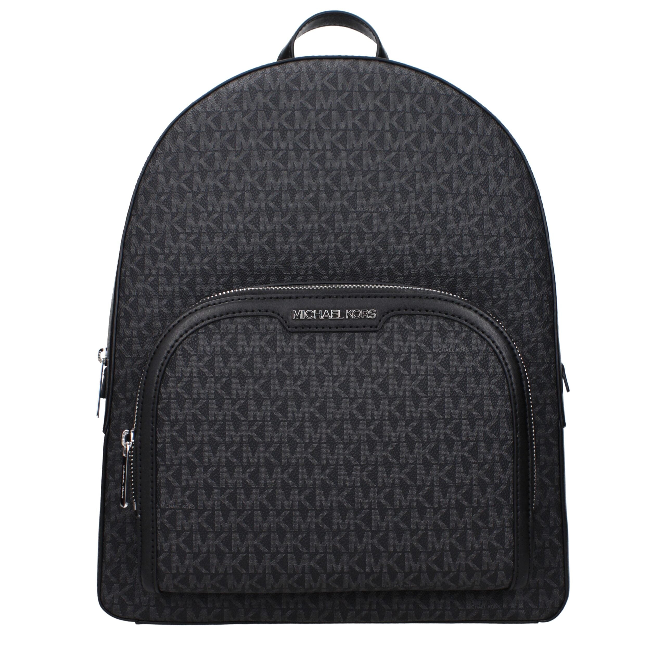 Michael Kors Black Fabric Backpacks