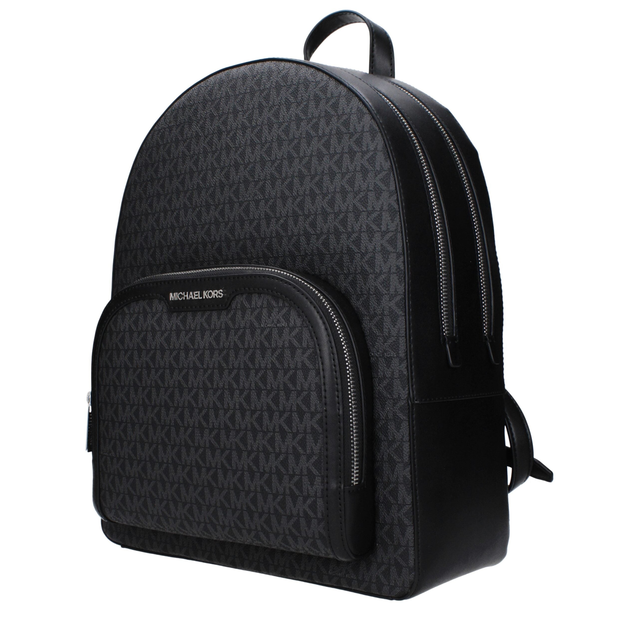 Michael Kors Black Fabric Backpacks