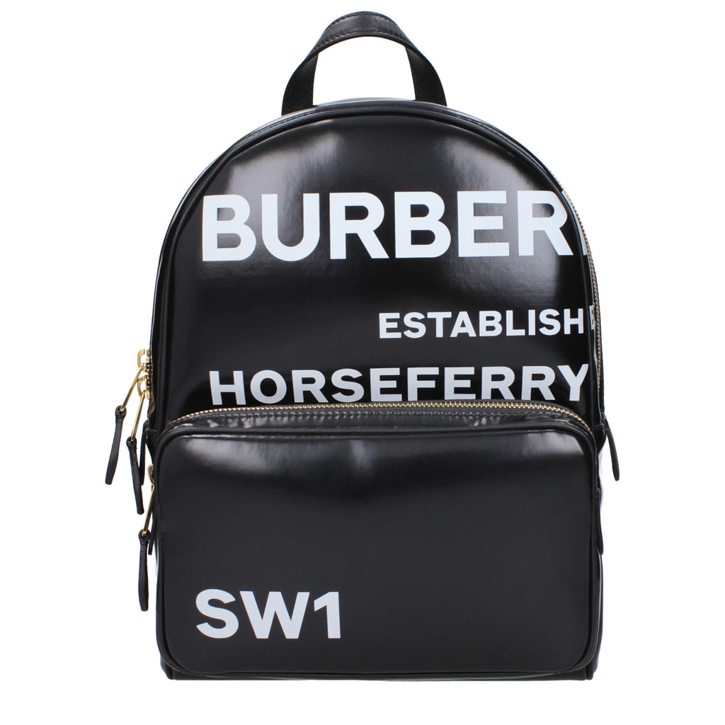 Burberry Black Fabric Backpacks