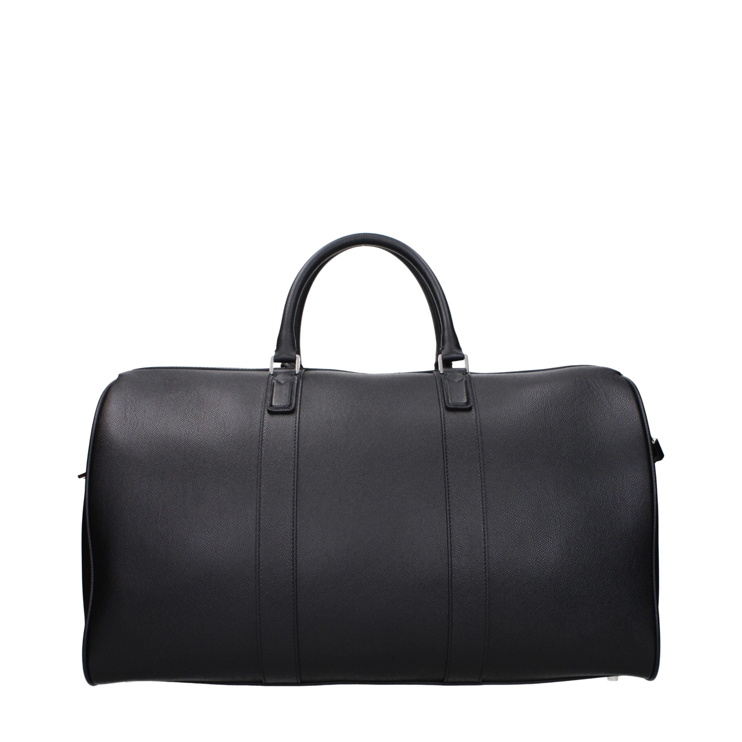 Burberry Black Leather Luggage And Travel