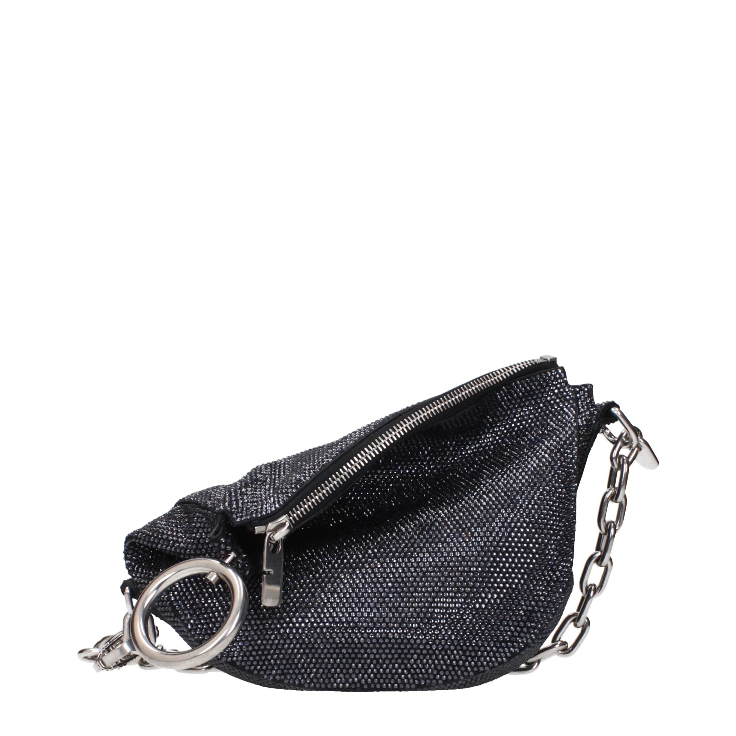 Burberry Black Leather Shoulder Bags