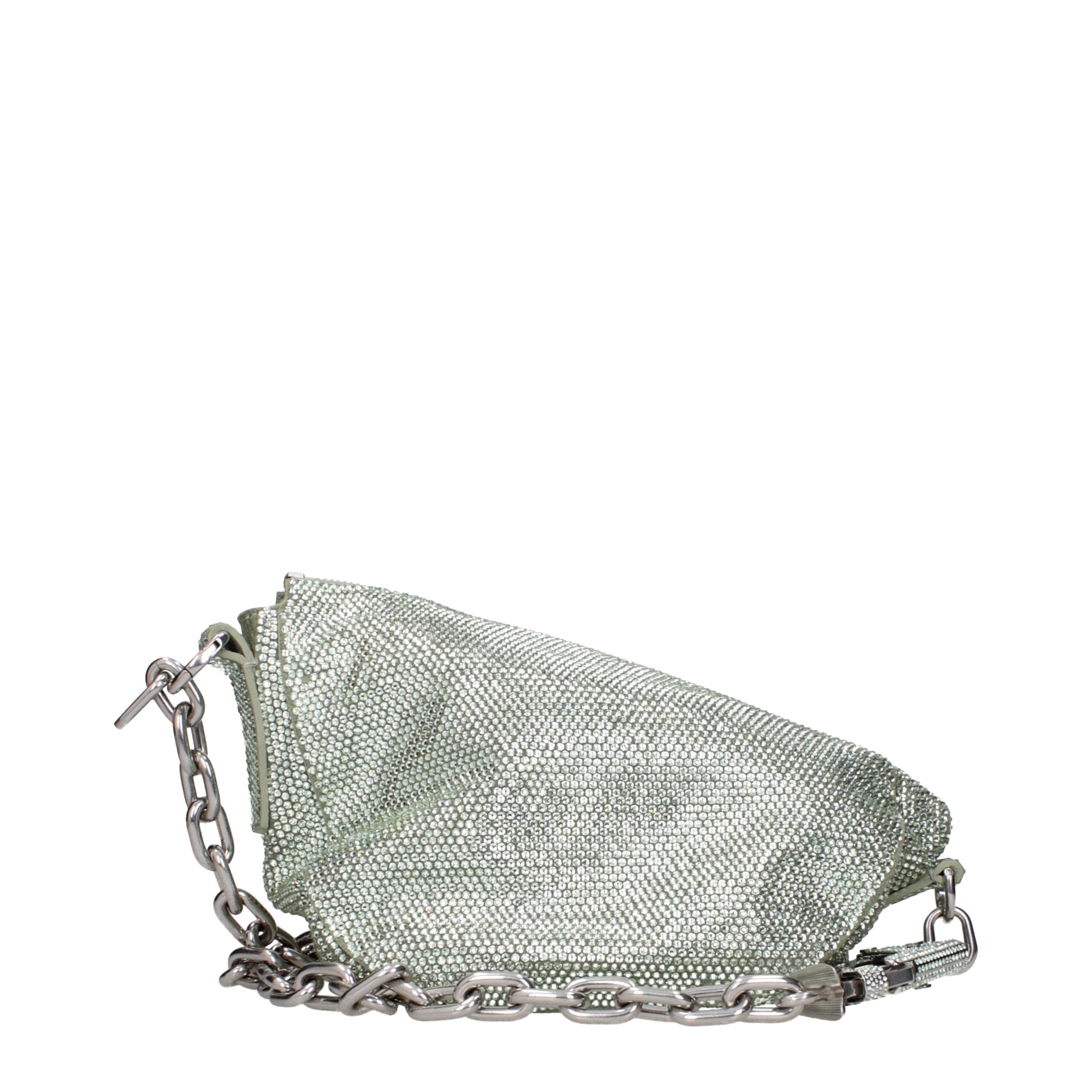 Burberry Green Leather Shoulder Bags