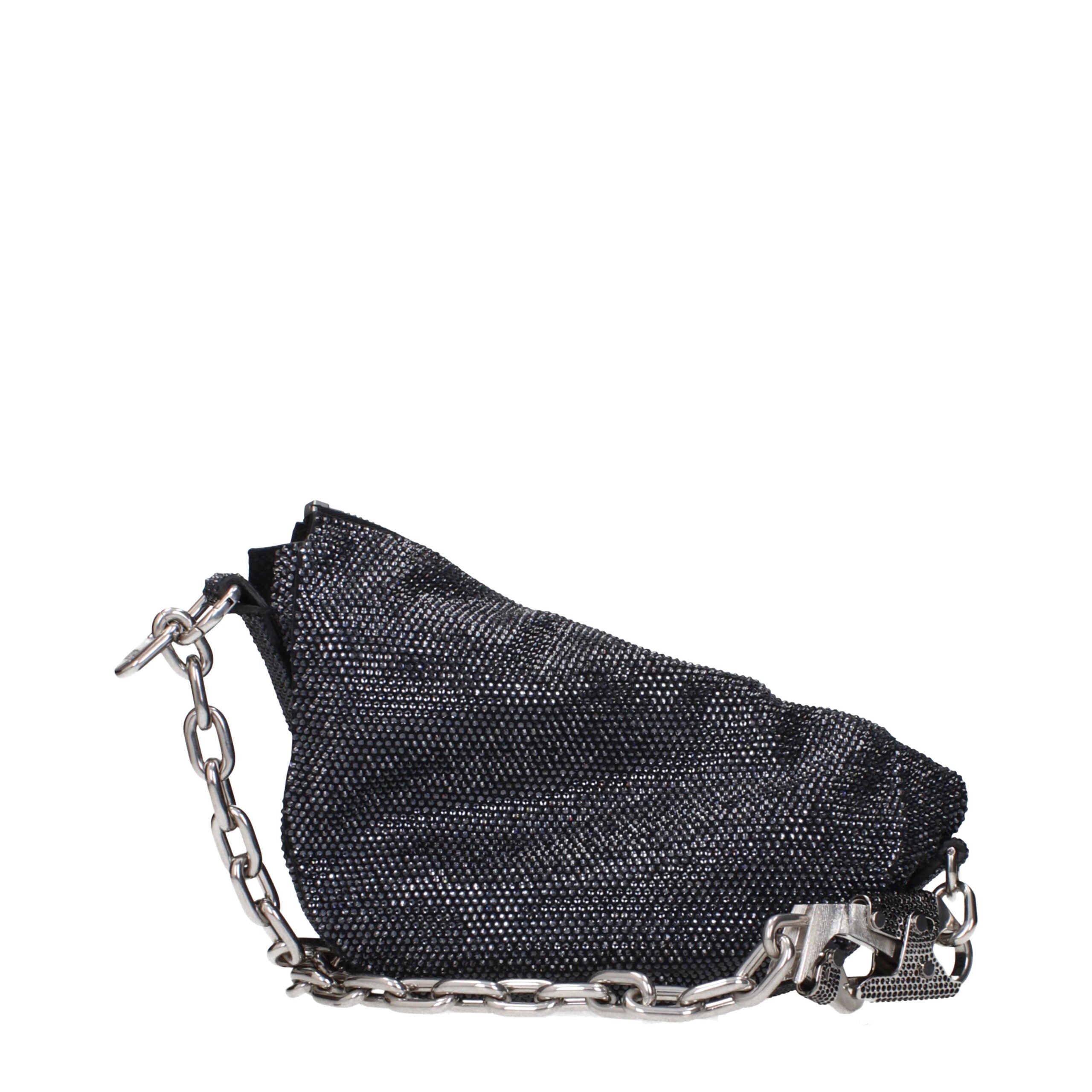 Burberry Black Leather Shoulder Bags