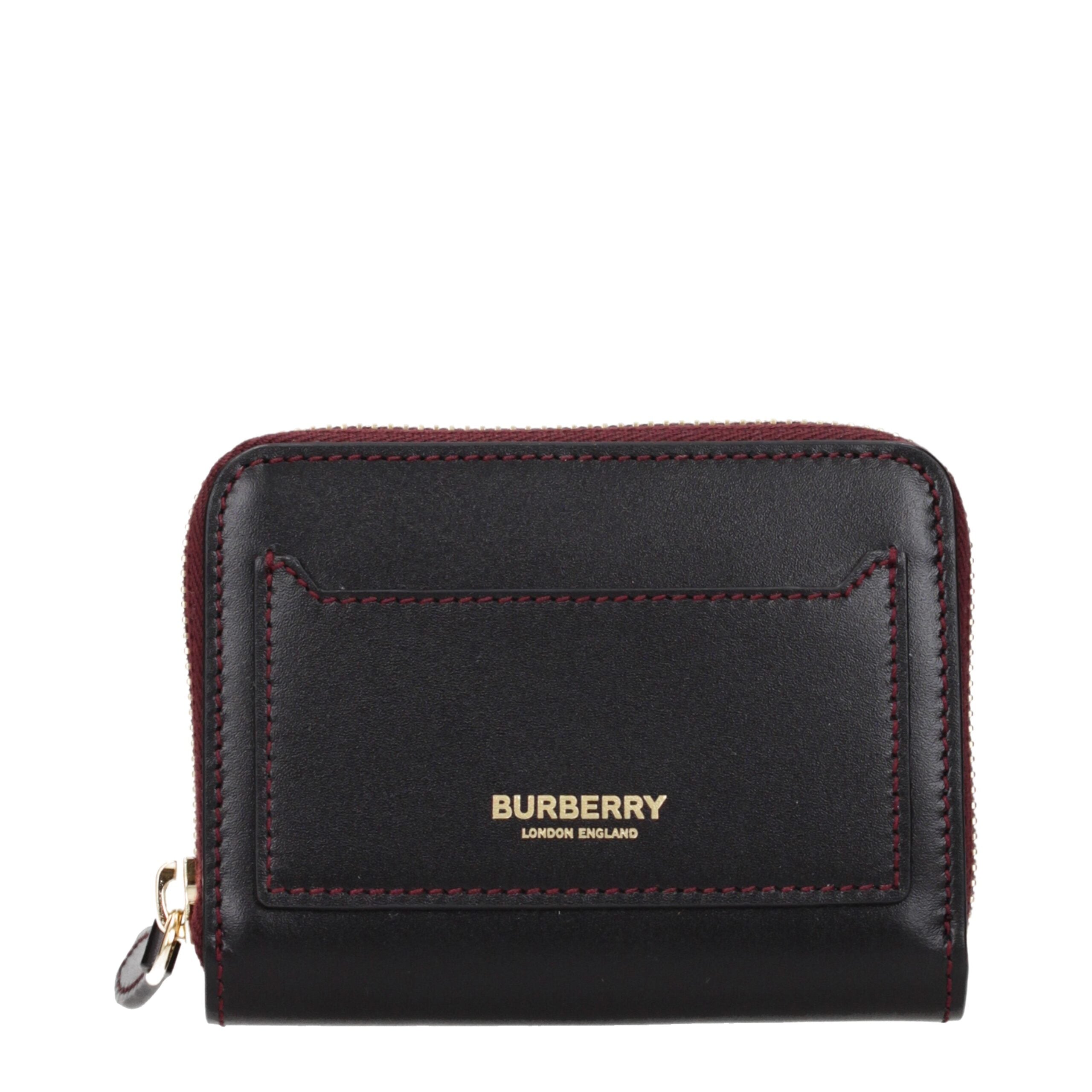 Burberry Black Leather Cardholders