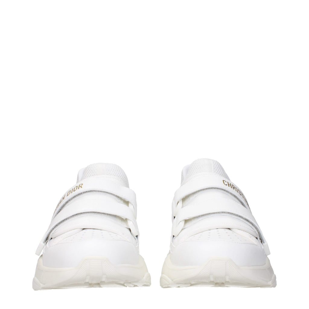 Christian Dior White Leather Athletic Sneakers