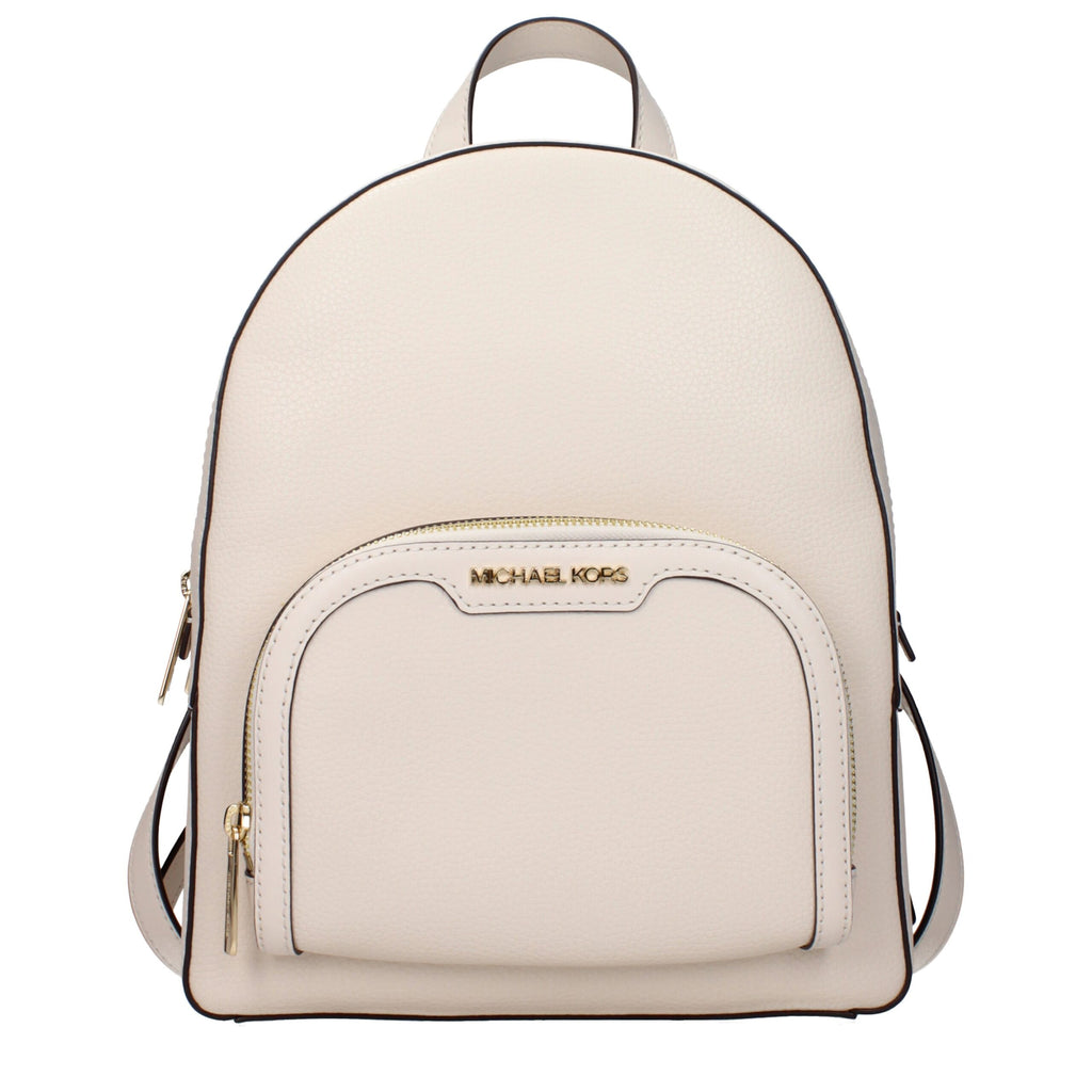 Michael Kors Beige Leather Backpacks
