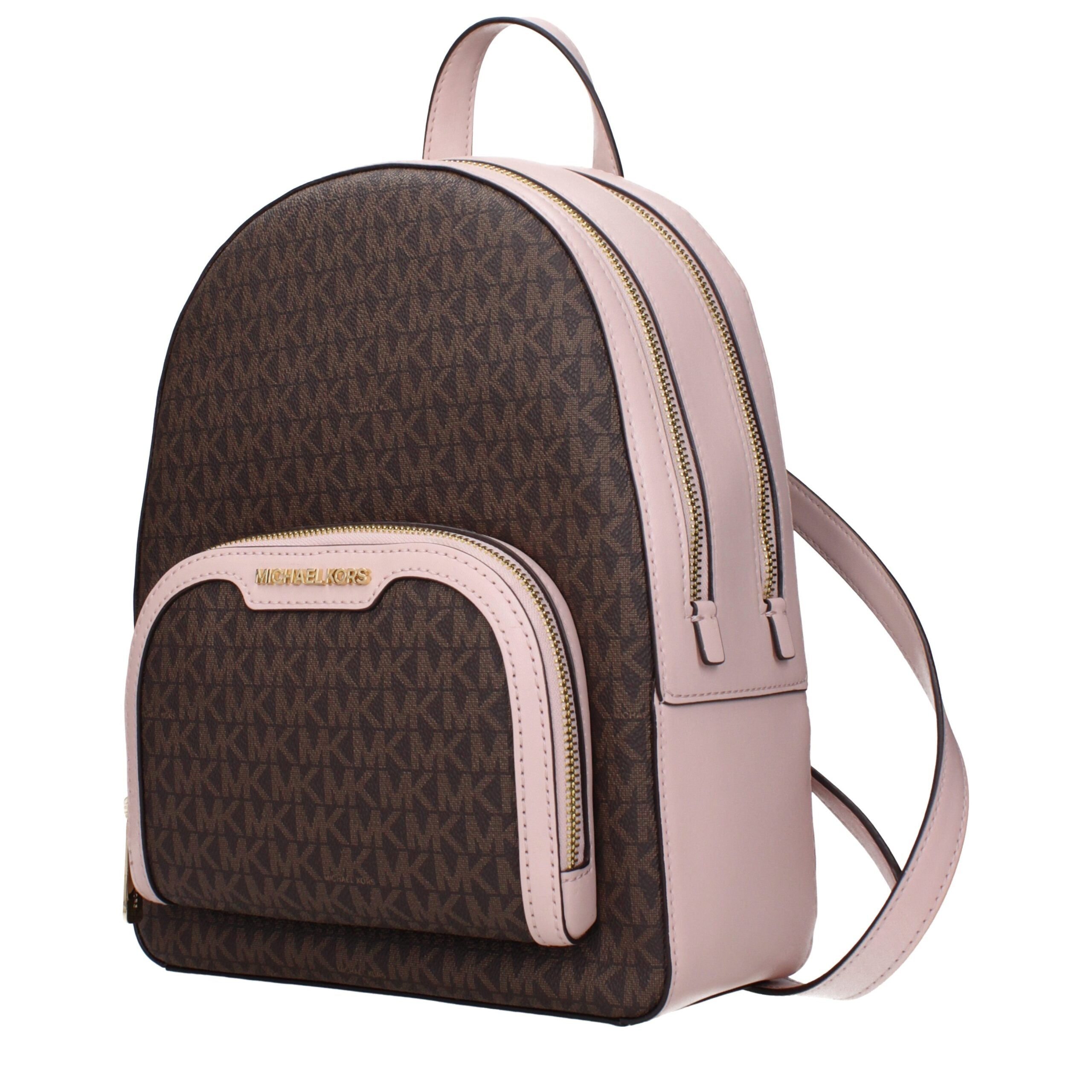 Michael Kors Brown Fabric Backpacks