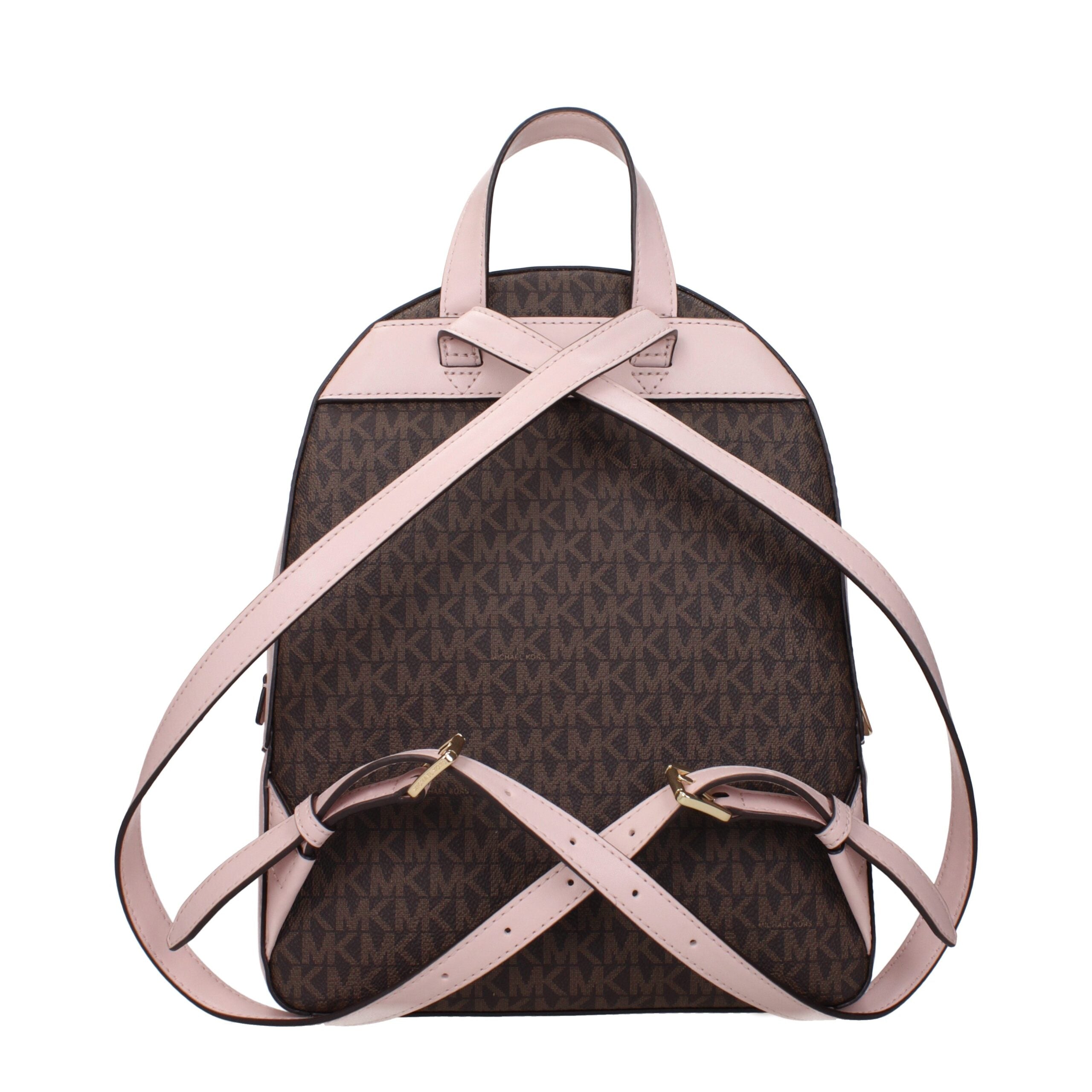 Michael Kors Brown Fabric Backpacks