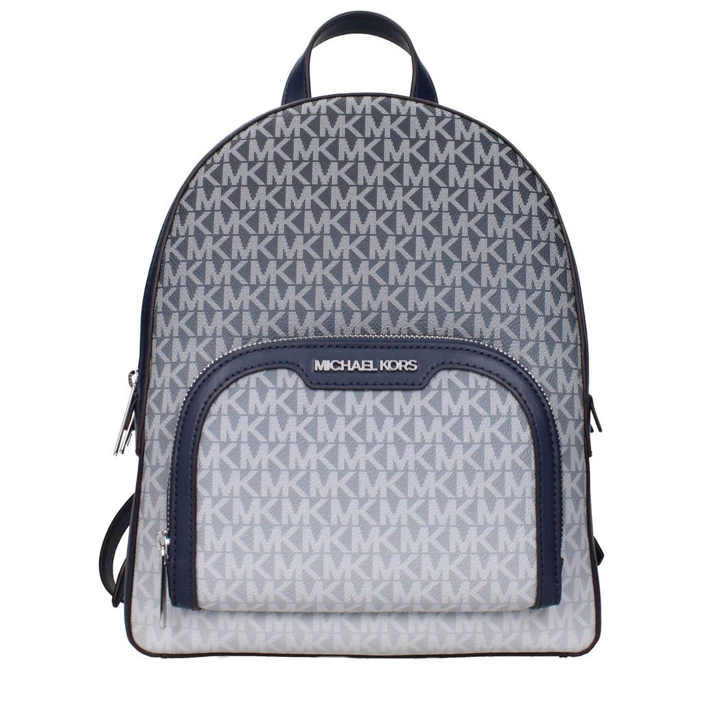 Michael Kors Blue Fabric Backpacks