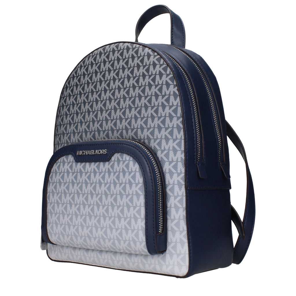 Michael Kors Blue Fabric Backpacks