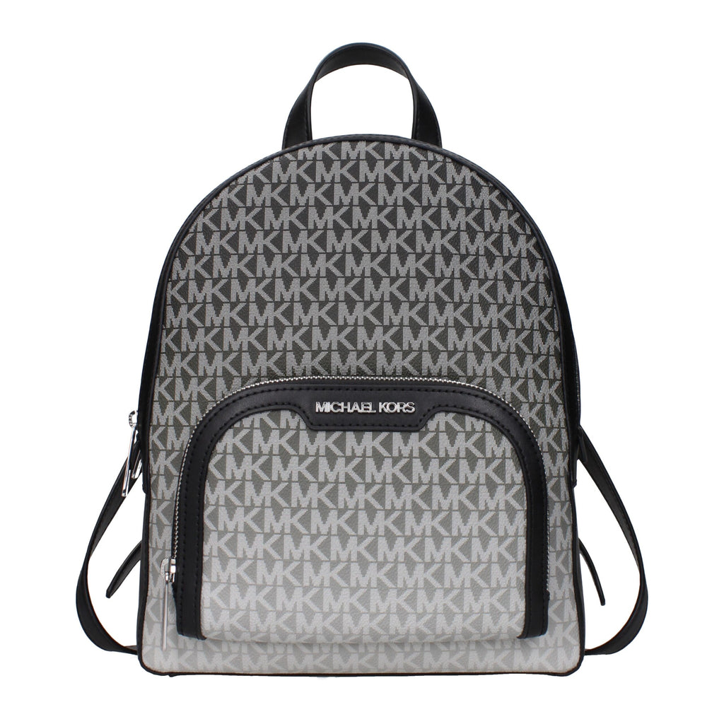 Michael Kors Black Fabric Backpacks