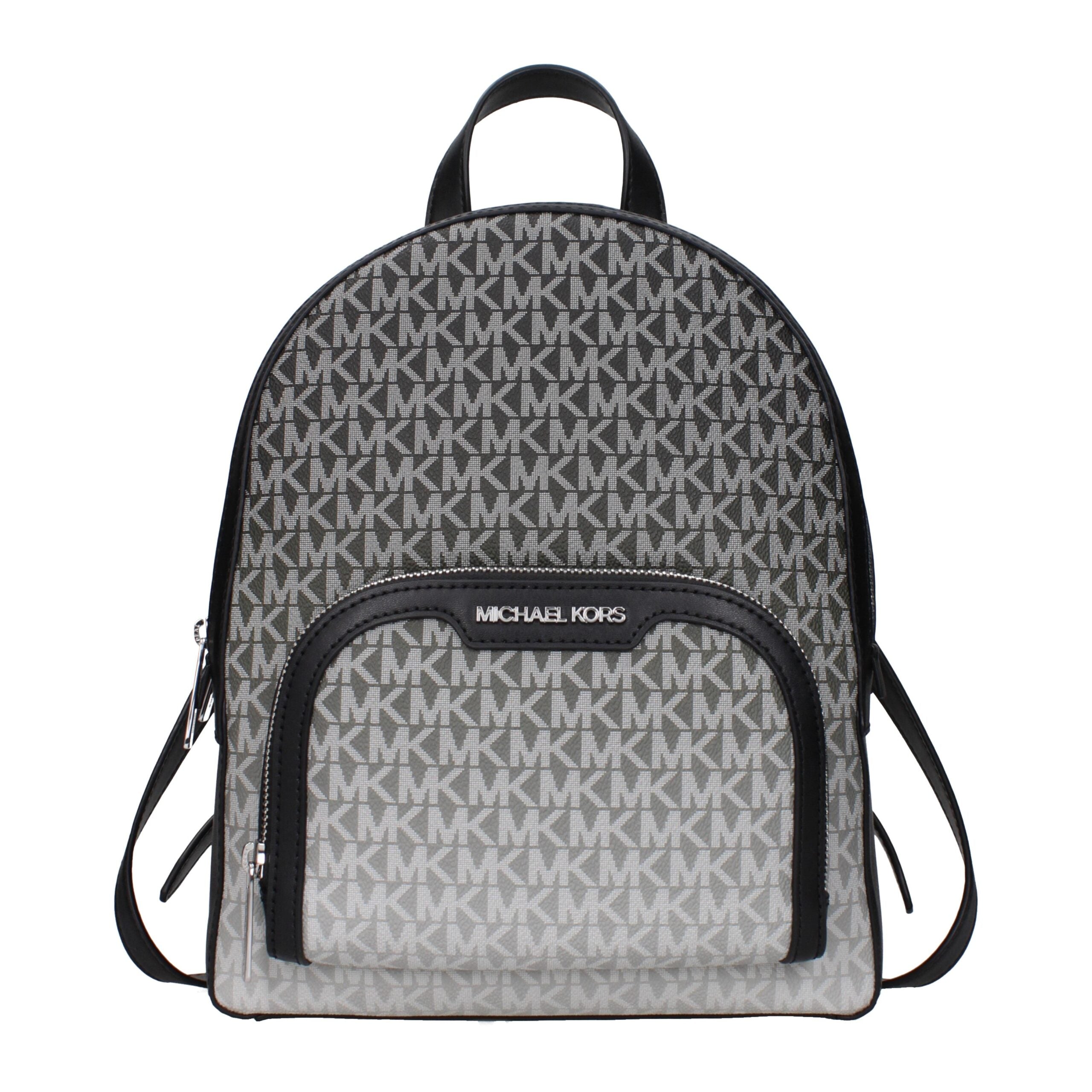 Michael Kors Black Fabric Backpacks