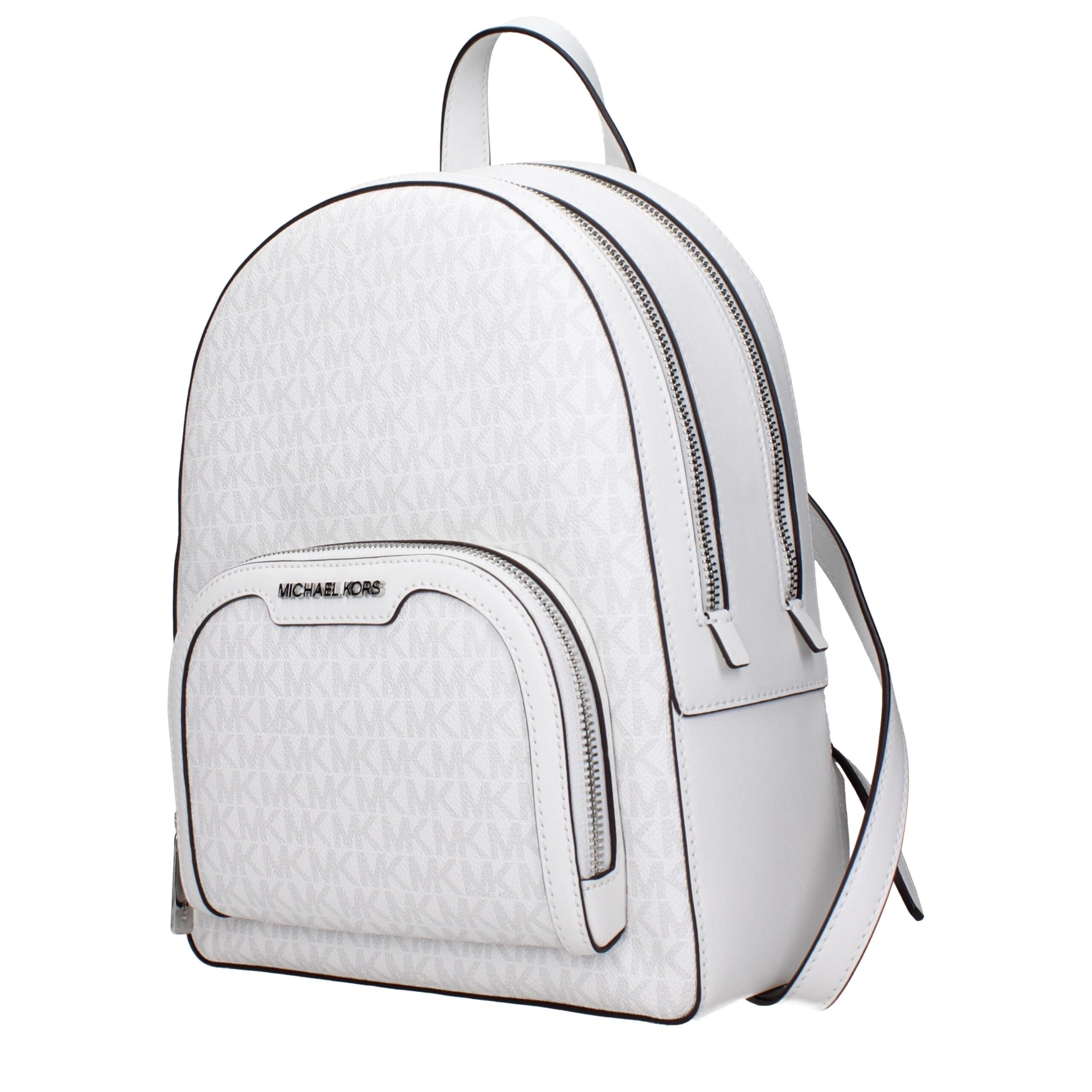Michael Kors White Fabric Backpacks