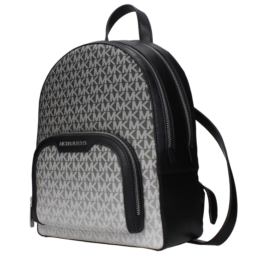 Michael Kors Black Fabric Backpacks