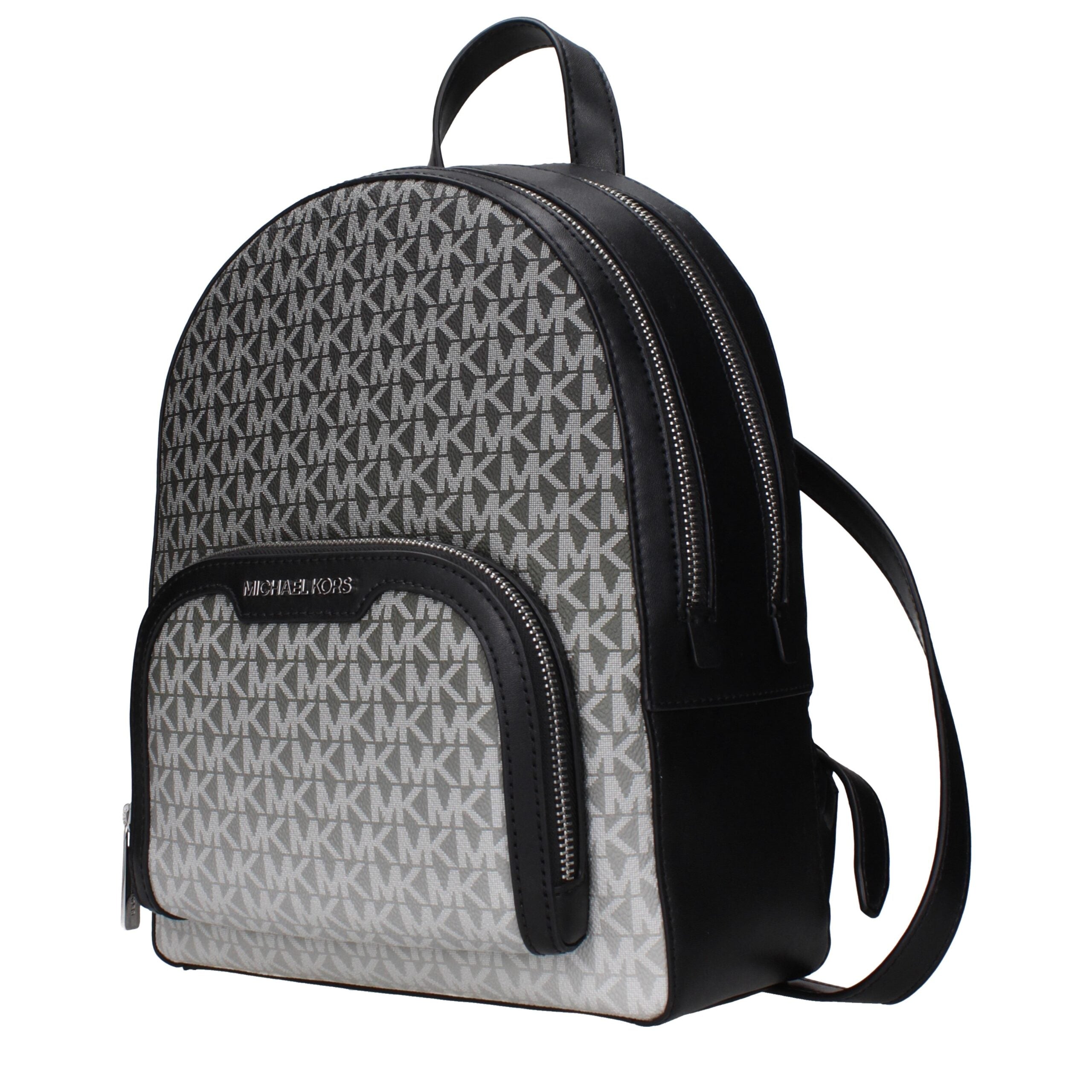 Michael Kors Black Fabric Backpacks