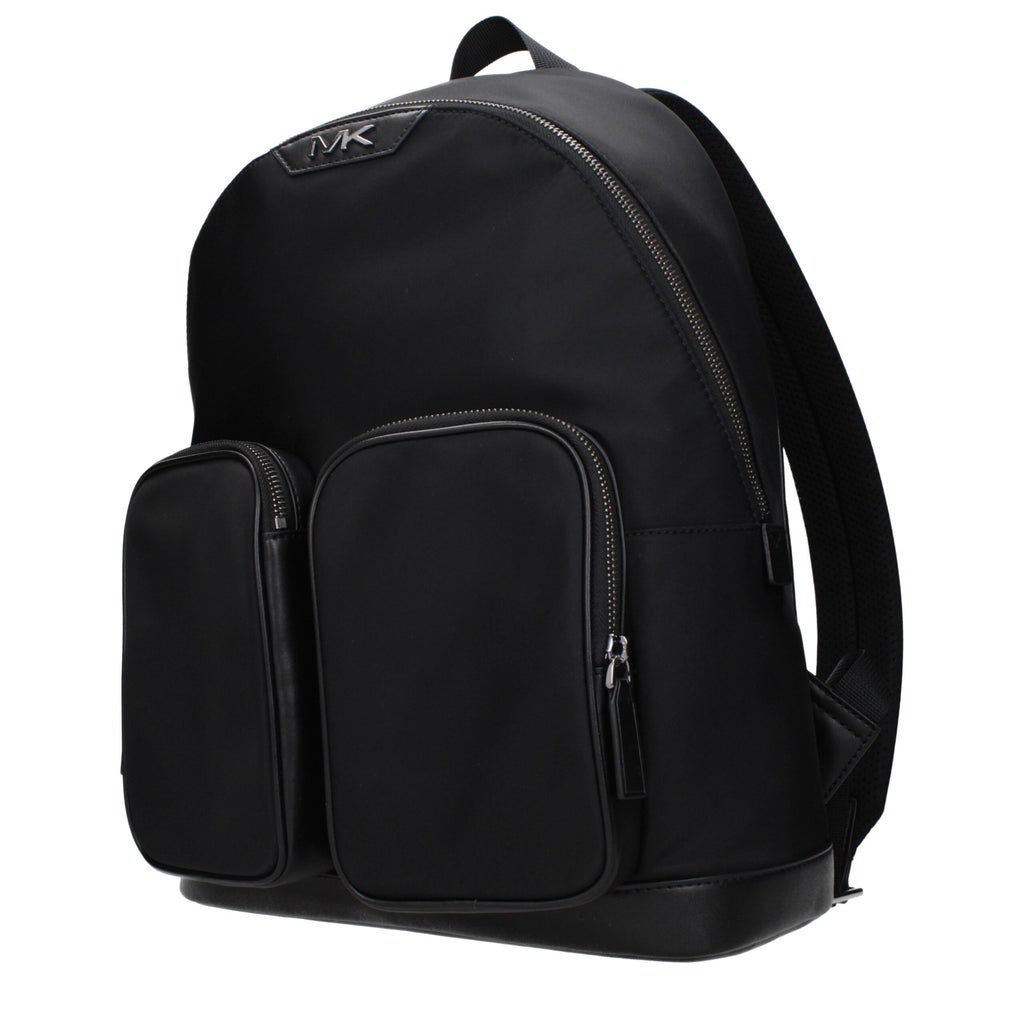 Michael Kors Black Fabric Backpack
