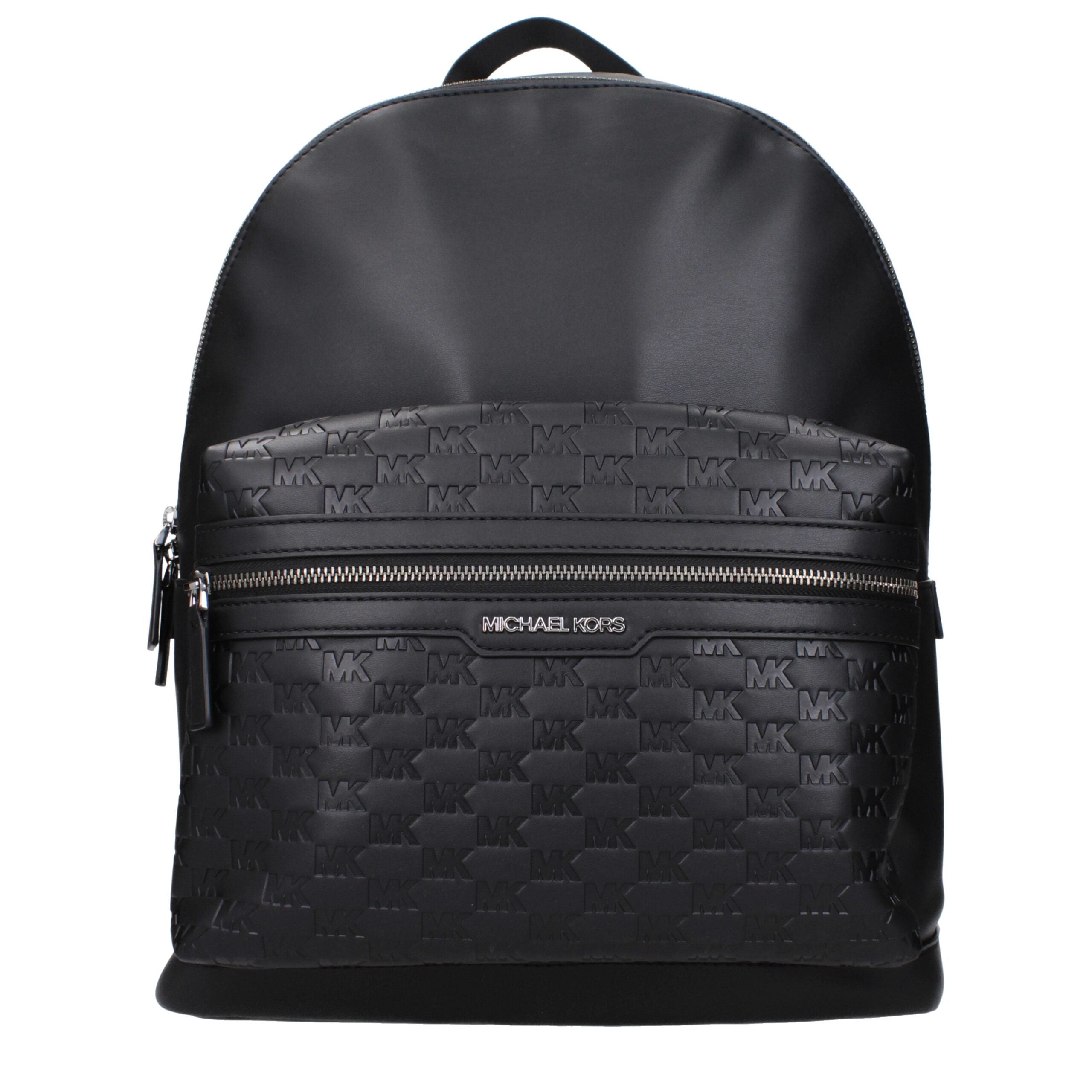 Michael Kors Black Leather Backpacks