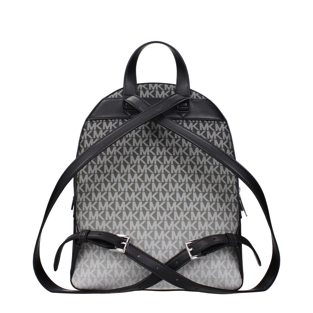 Michael Kors Black Fabric Backpacks