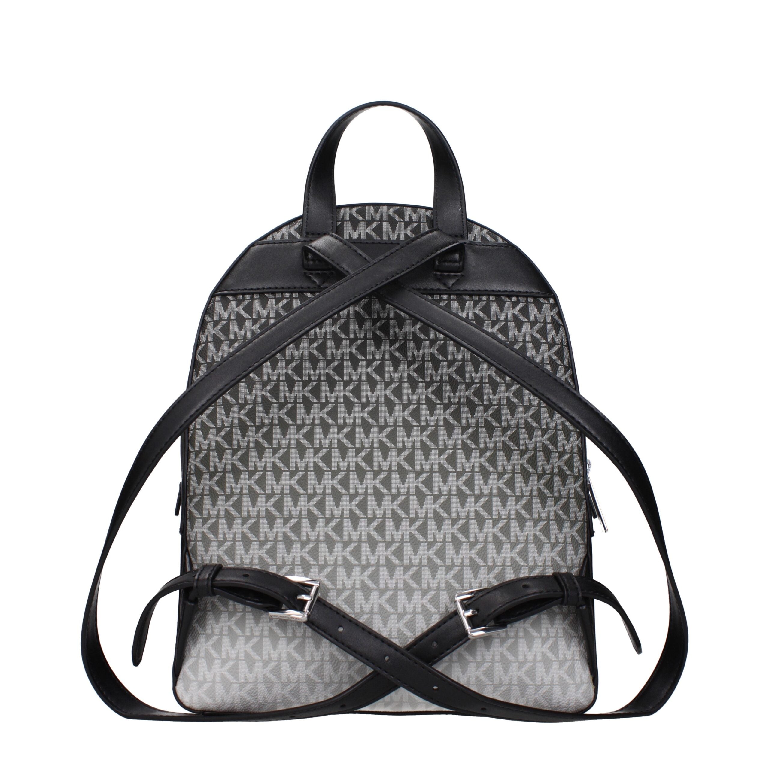 Michael Kors Black Fabric Backpacks