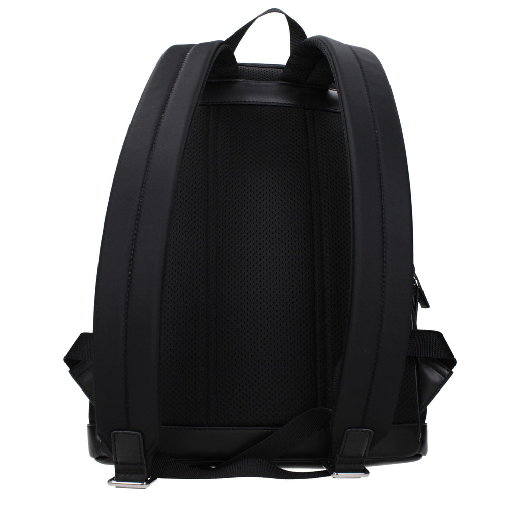 Michael Kors Black Fabric Backpack
