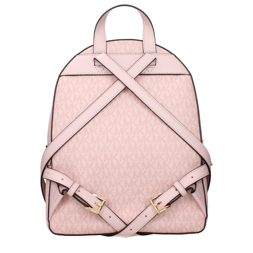 Michael Kors Pink Fabric Backpacks