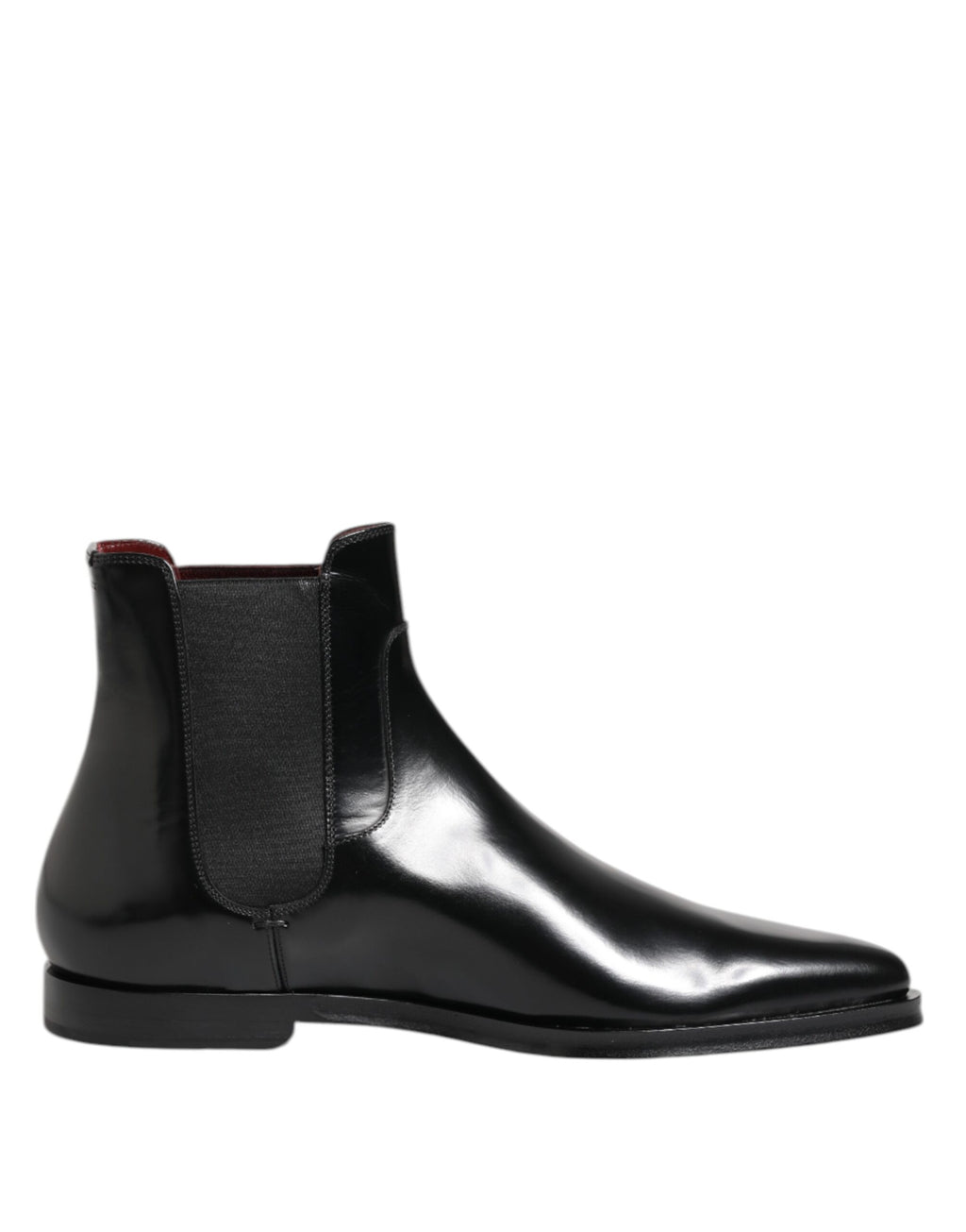 Dolce & Gabbana Black Leather MILLENIALS Mid Calf Boots Shoes