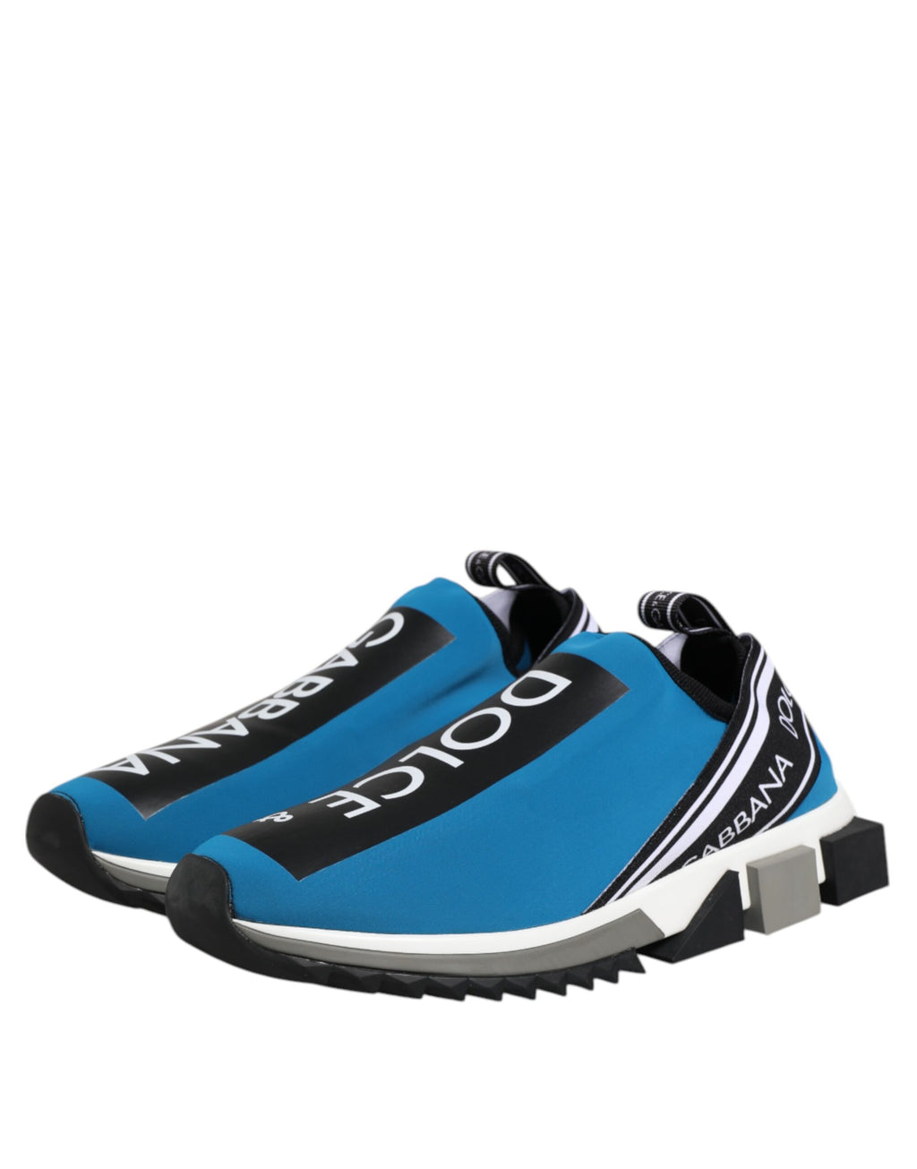 Dolce & Gabbana Blue Logo Low Top Sorrento Men Sneakers Shoes