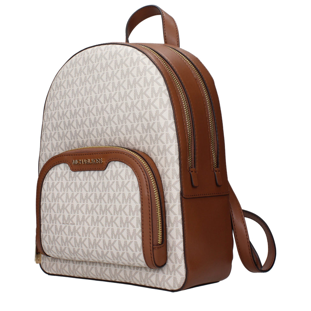 Michael Kors Beige Fabric Backpack