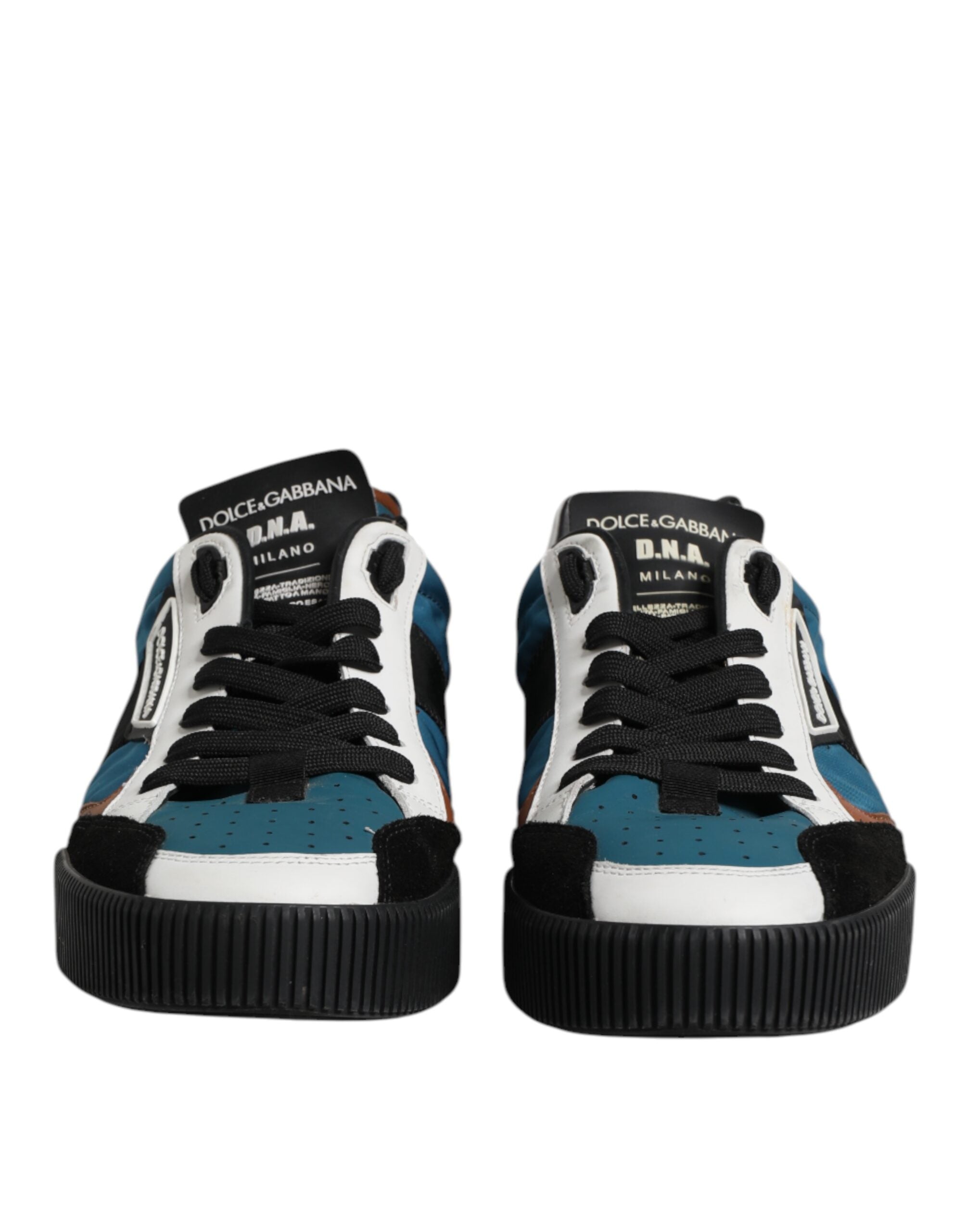 Dolce & Gabbana Multicolor Lace Up Low Top Sneakers Shoes