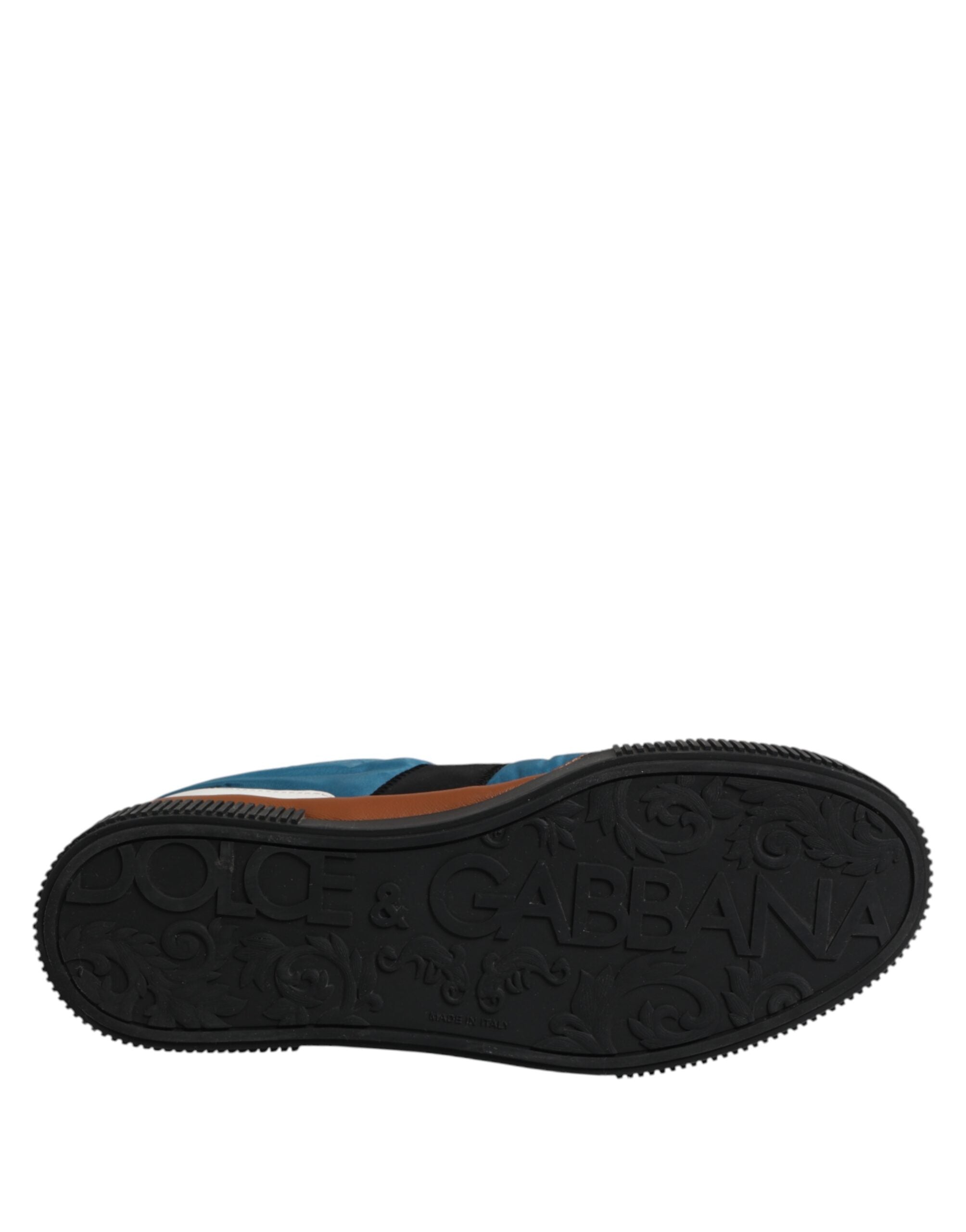 Dolce & Gabbana Multicolor Lace Up Low Top Sneakers Shoes