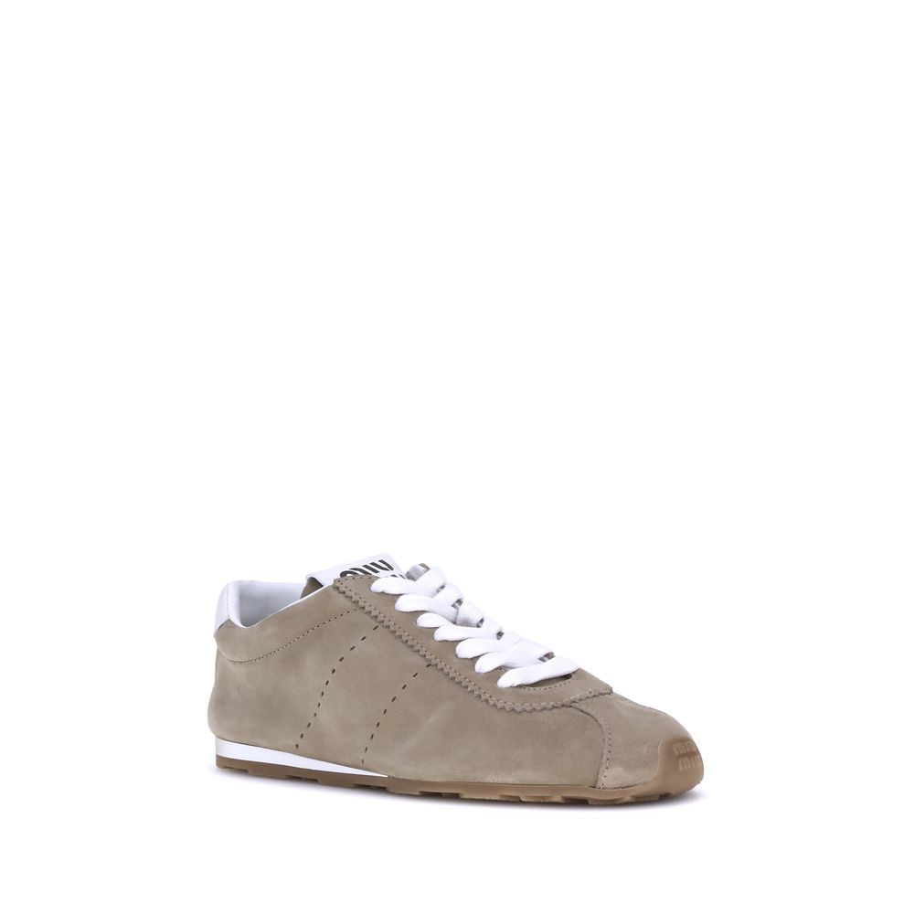 Miu Miu Suede Plume Sneakers