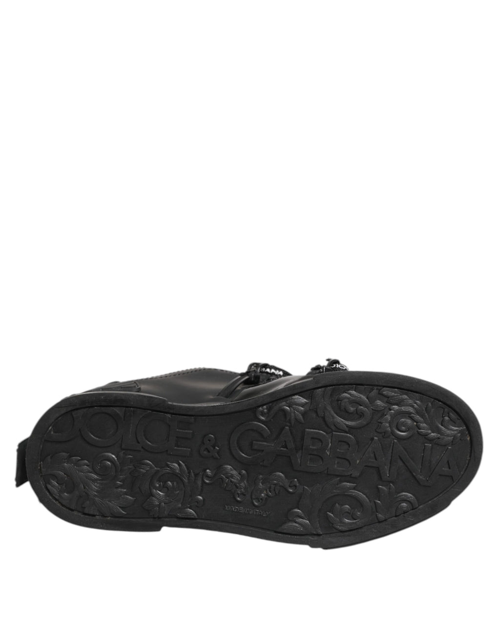 Dolce & Gabbana Black Portofino Low Top Men Sneakers Shoes