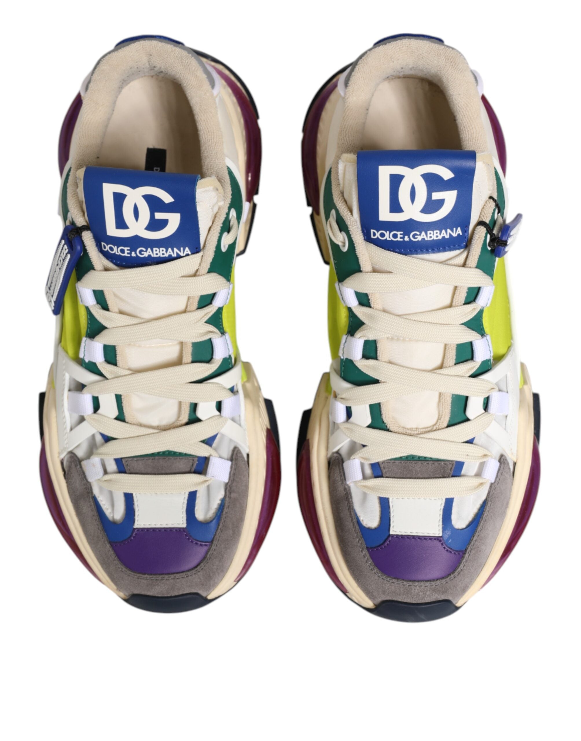 Dolce & Gabbana Multicolor Airmaster Low Top Sneakers Shoes