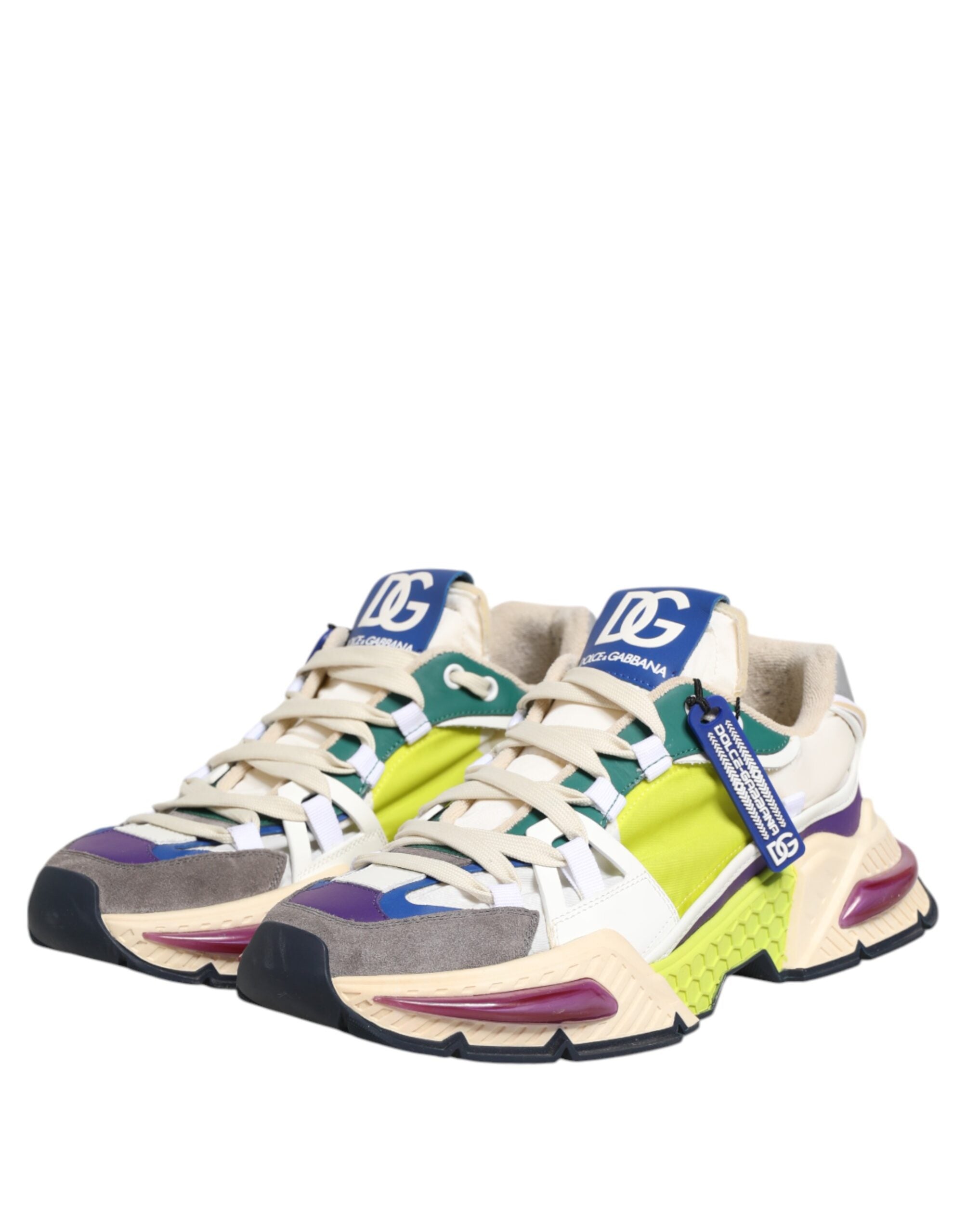 Dolce & Gabbana Multicolor Airmaster Low Top Sneakers Shoes