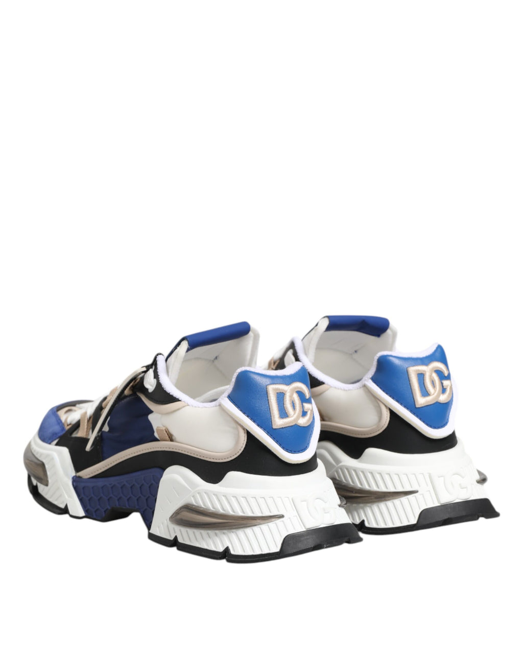 Dolce & Gabbana Blue White AIRMASTER Low Top Sneakers Shoes