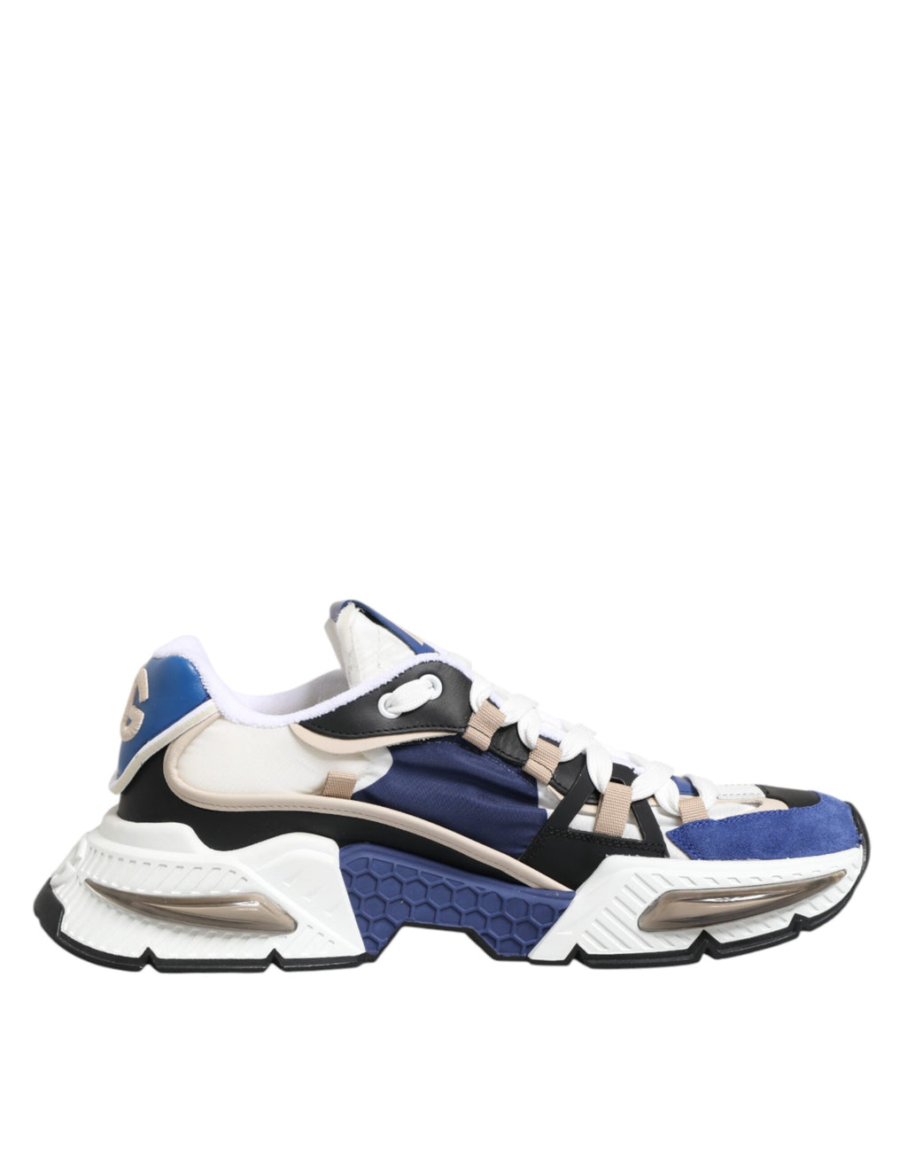 Dolce & Gabbana Blue White AIRMASTER Low Top Sneakers Shoes