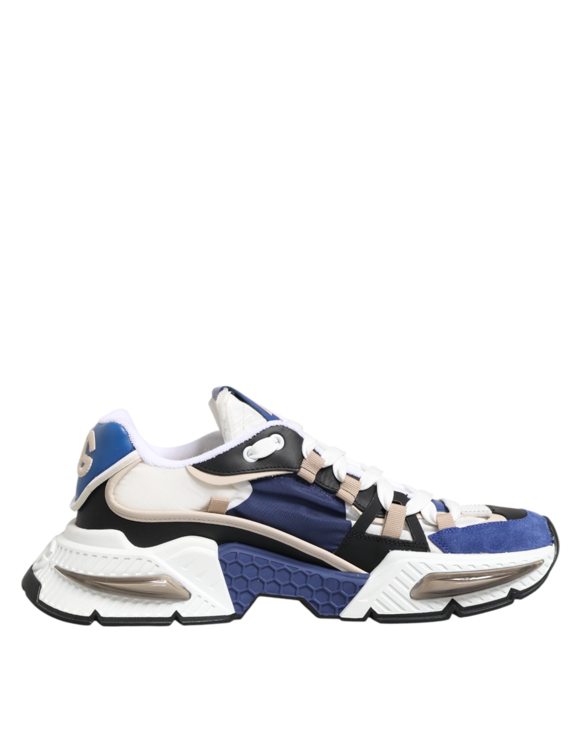 Dolce & Gabbana Blue White AIRMASTER Low Top Sneakers Shoes