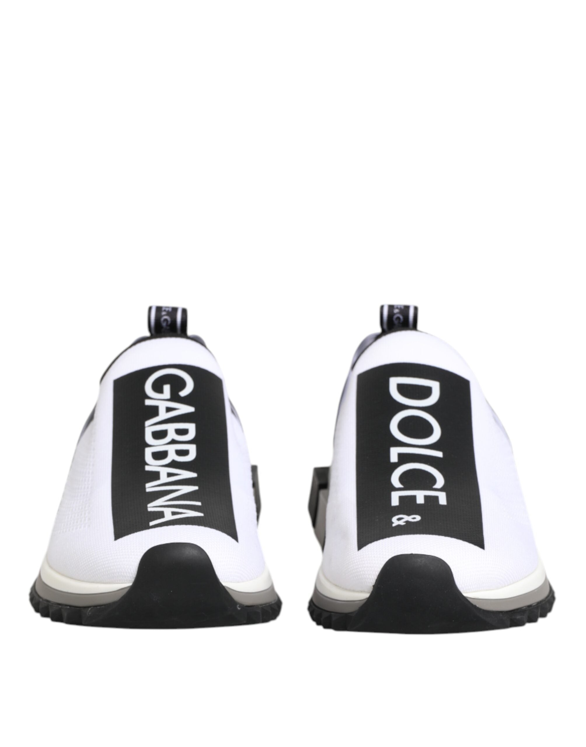 Dolce & Gabbana White SORRENTO Slip On Low Top Sneakers Shoes